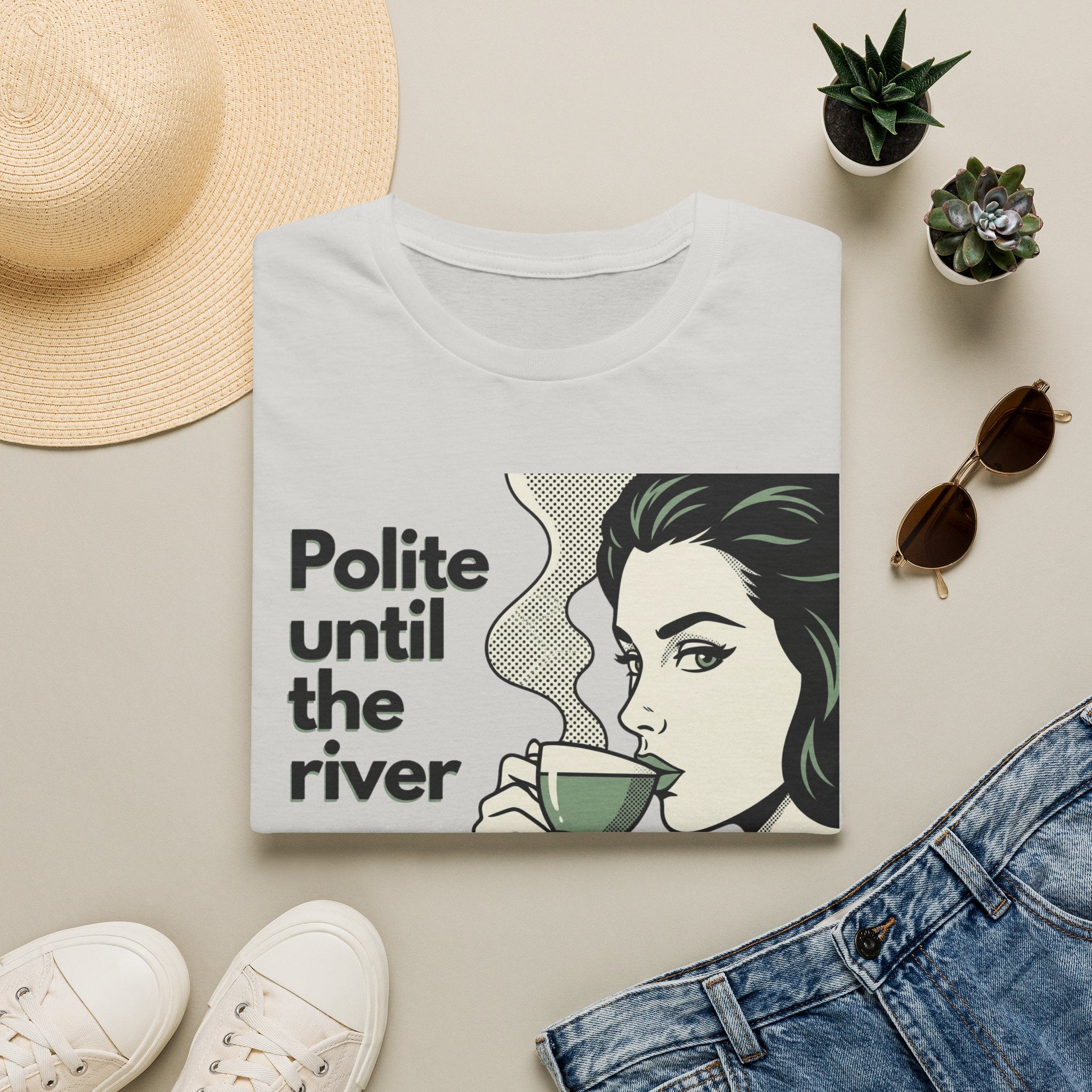 Polite Until the River T-Shirt