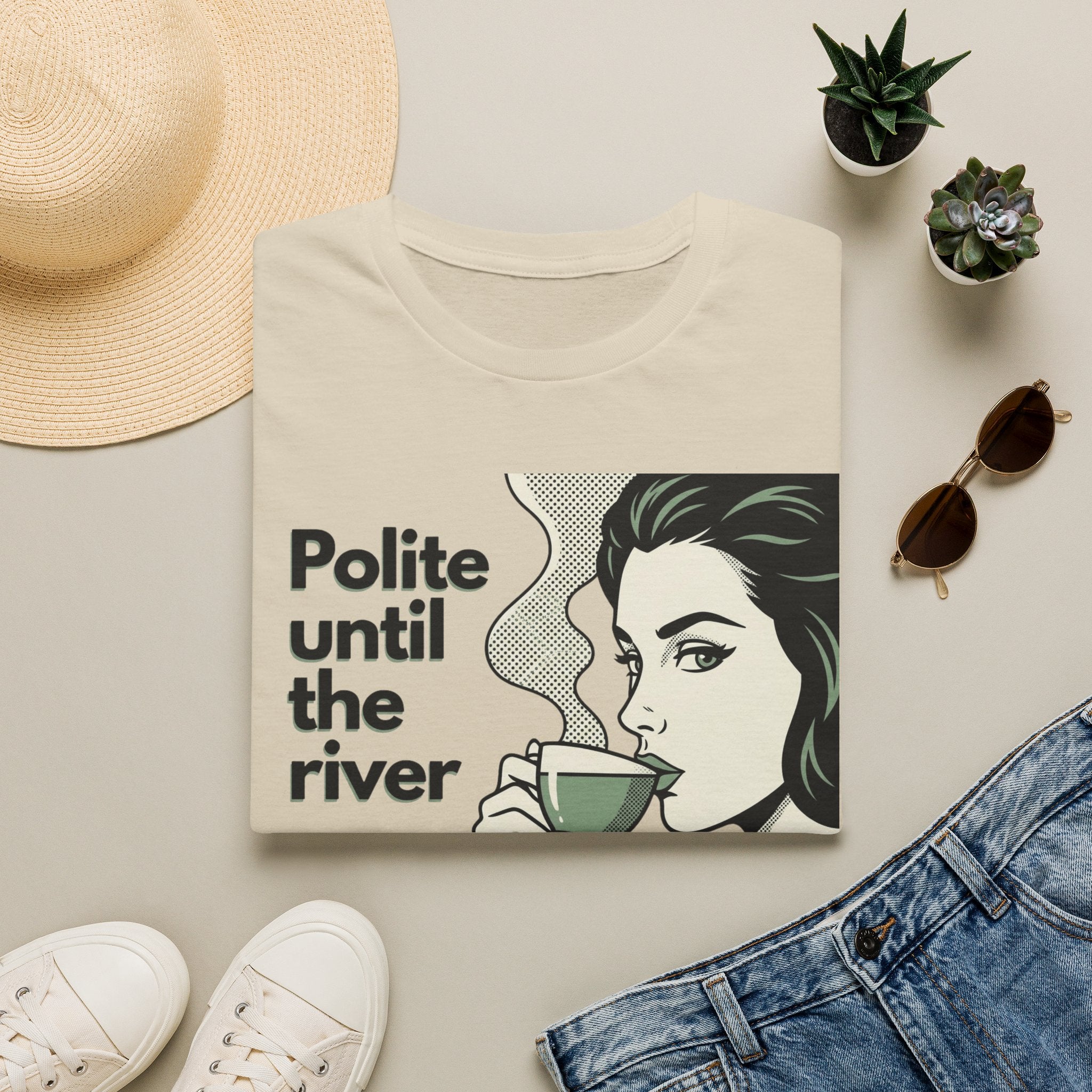 Polite Until the River T-Shirt