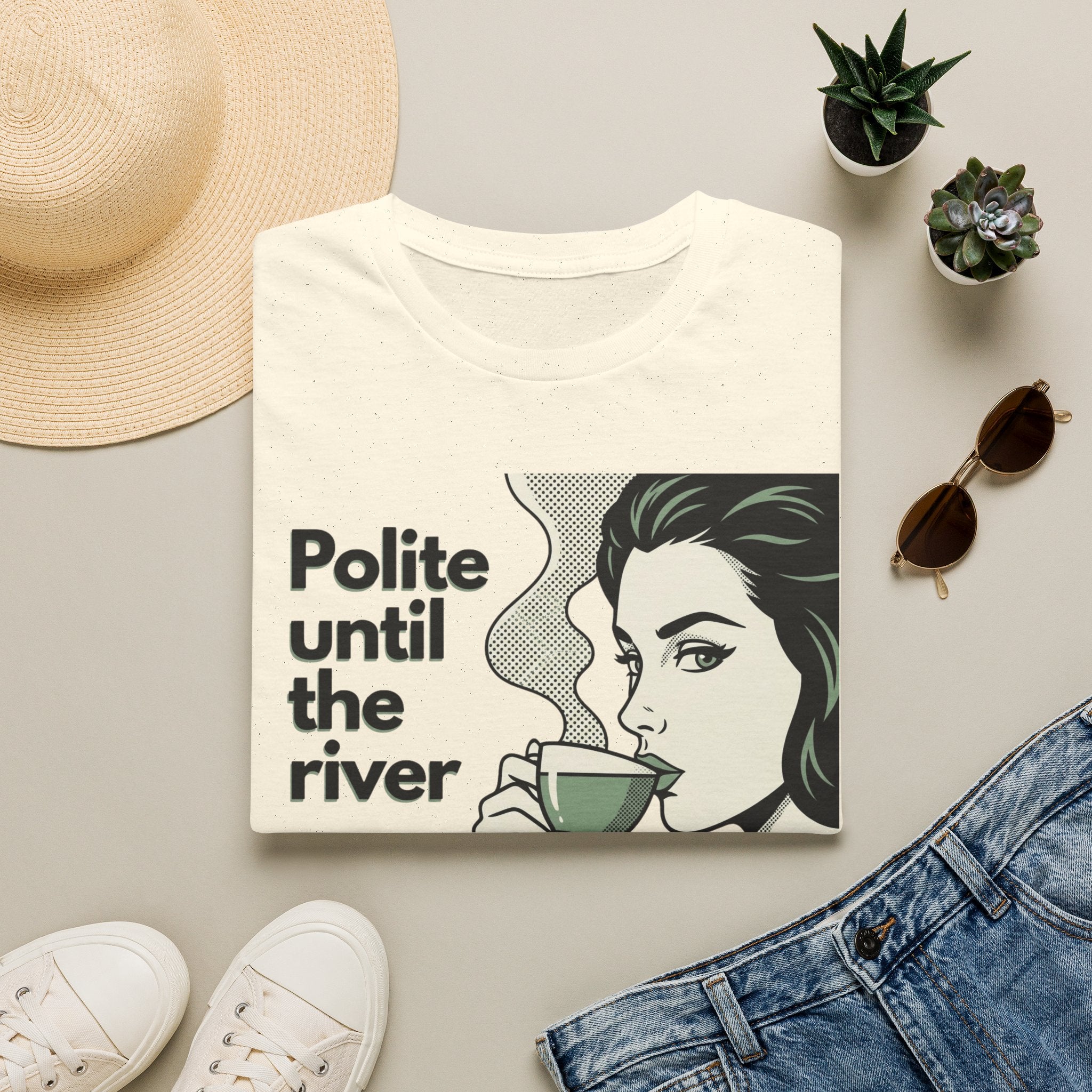Polite Until the River T-Shirt