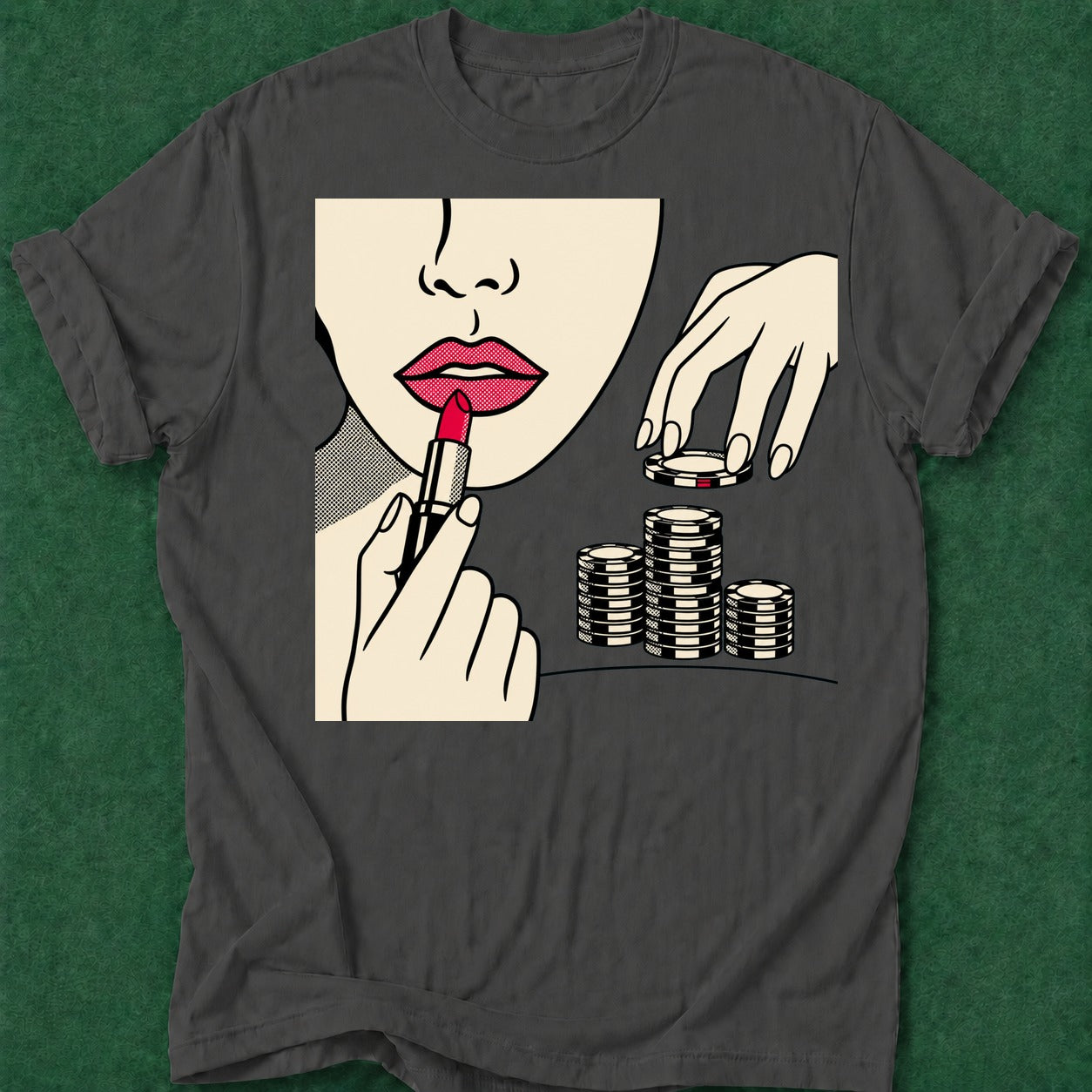 Dead Read 63.png poker t-shirt design, home game, poker gift, chip stack, GTO apparel