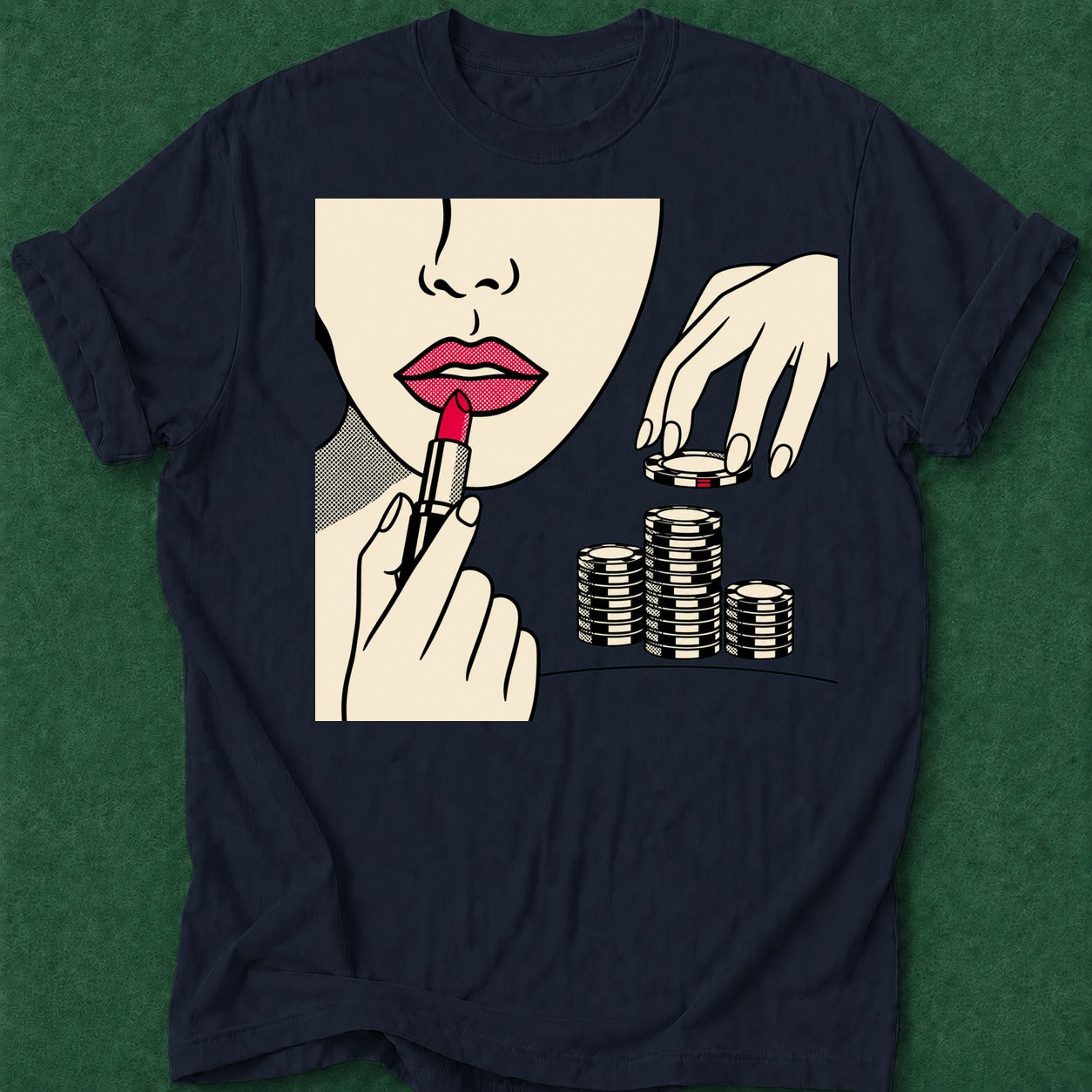 Dead Read 63.png poker t-shirt design, home game, poker gift, chip stack, GTO apparel