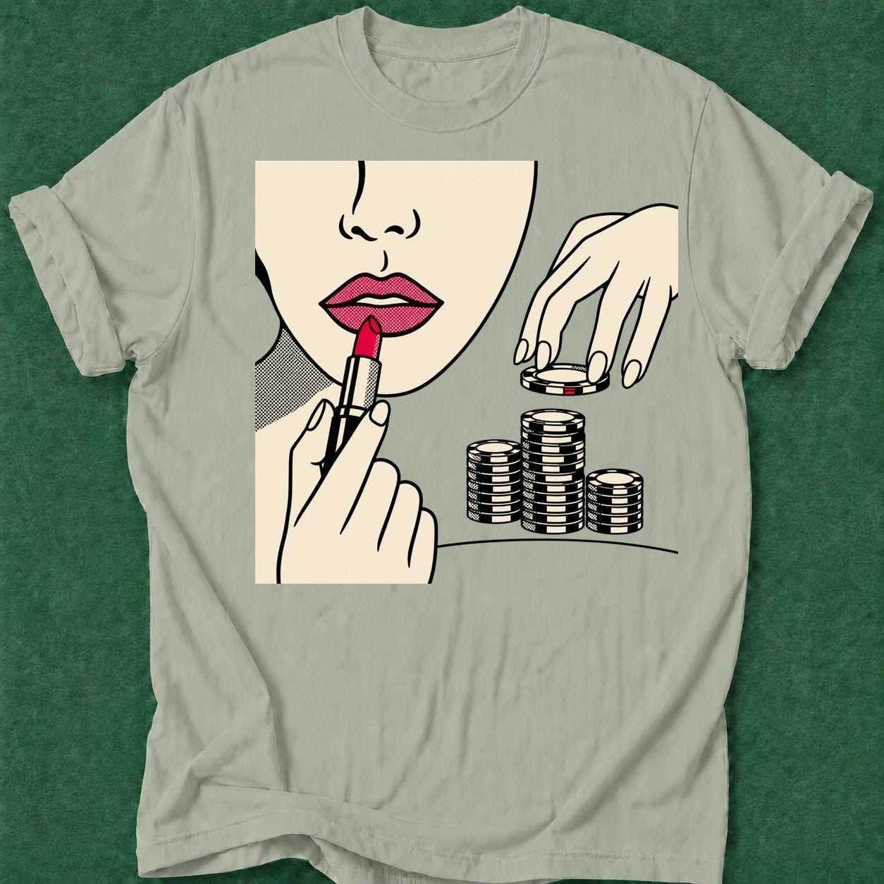 Dead Read 63.png poker t-shirt design, home game, poker gift, chip stack, GTO apparel