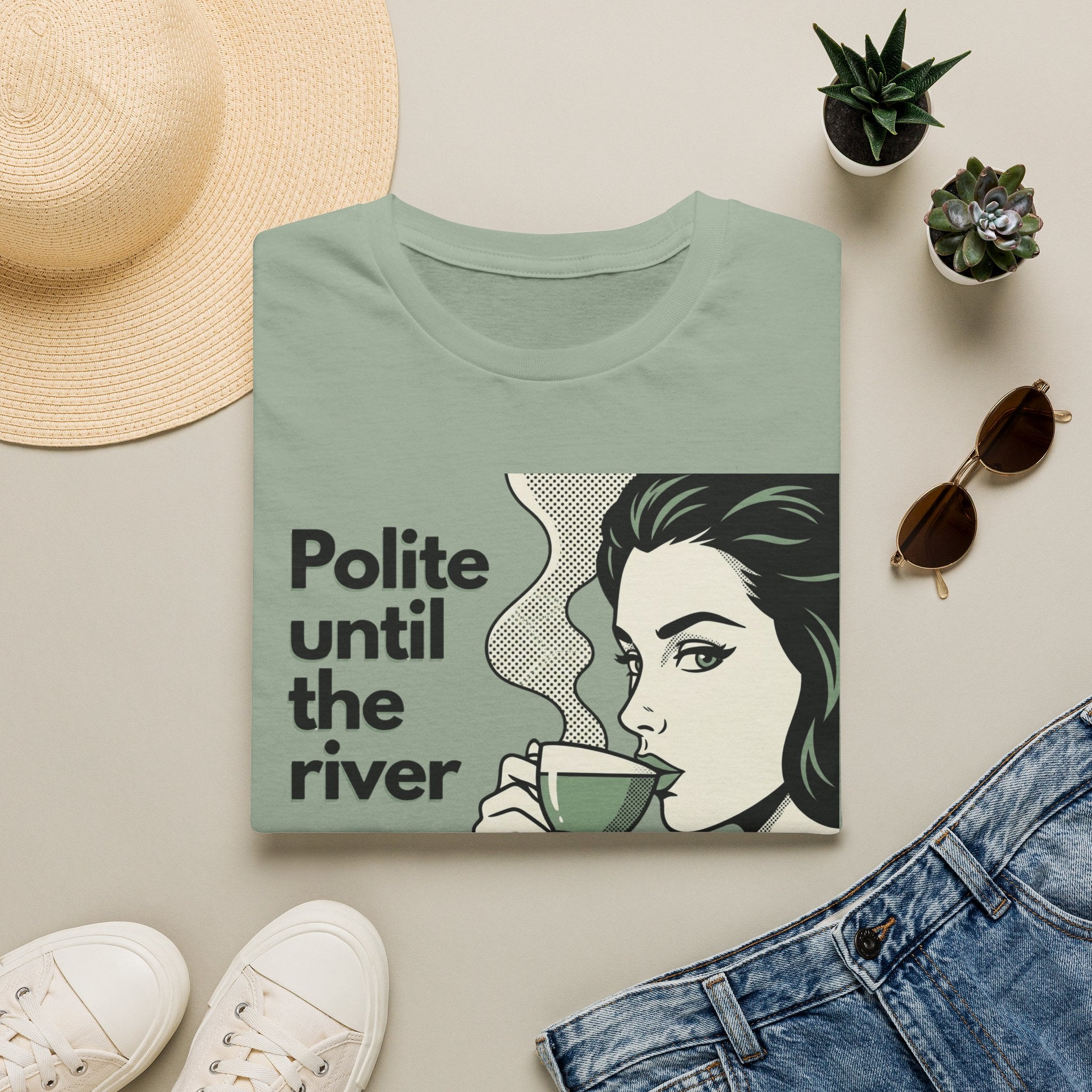 Polite Until the River T-Shirt