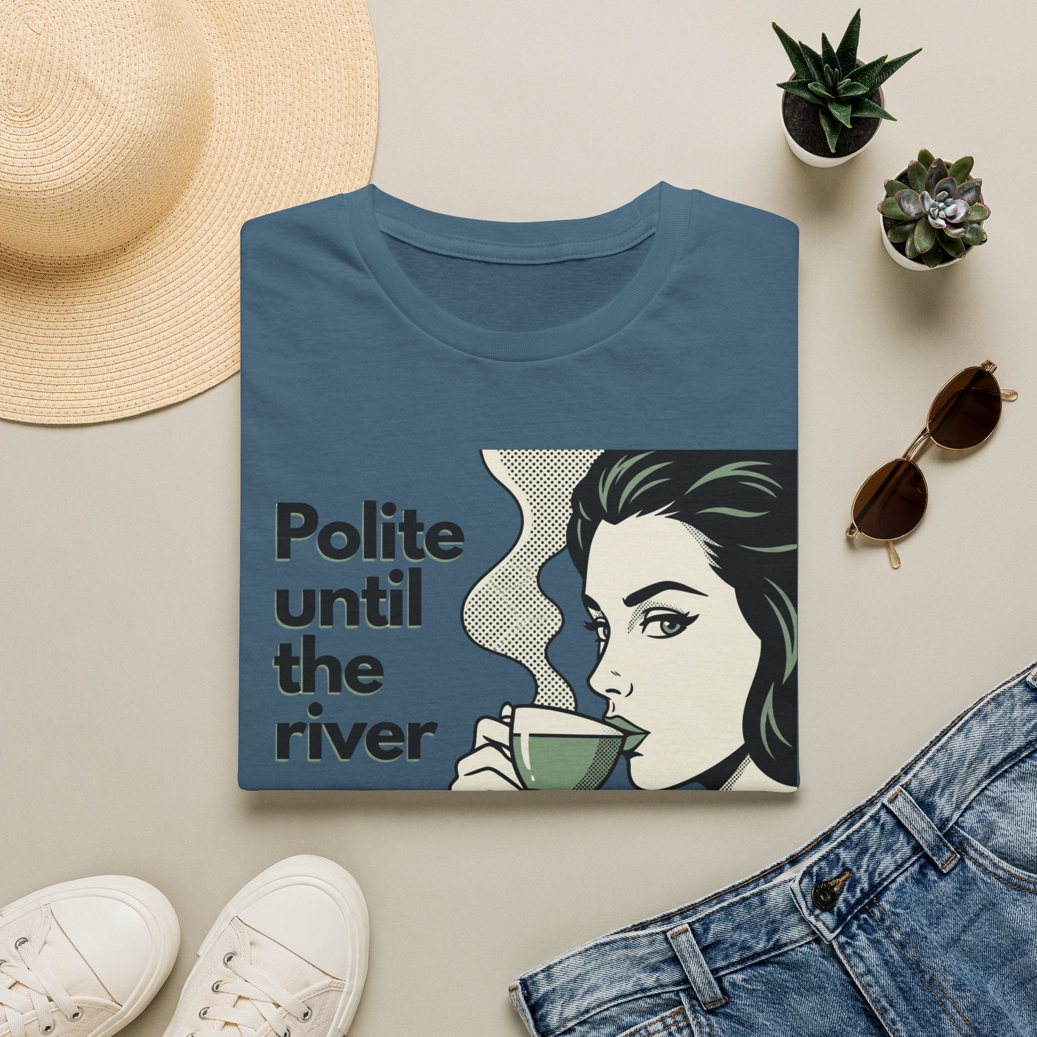 Polite Until the River T-Shirt