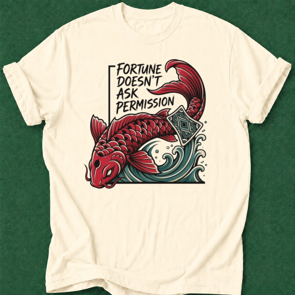 Fortune Doesn't Ask Permission T‑Shirt