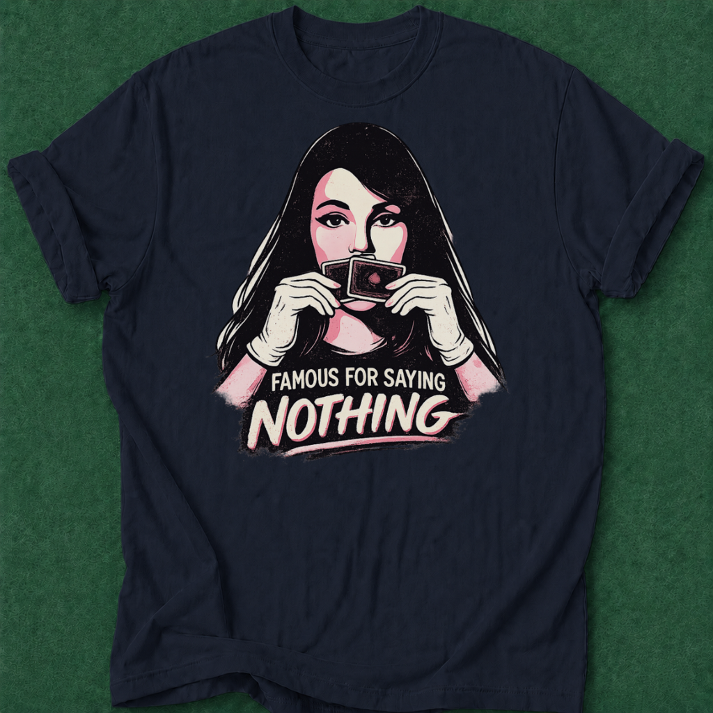 Famous for Saying Nothing T‑Shirt