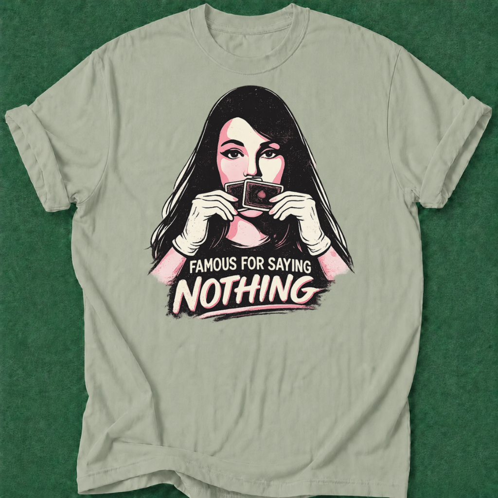 Famous for Saying Nothing T‑Shirt