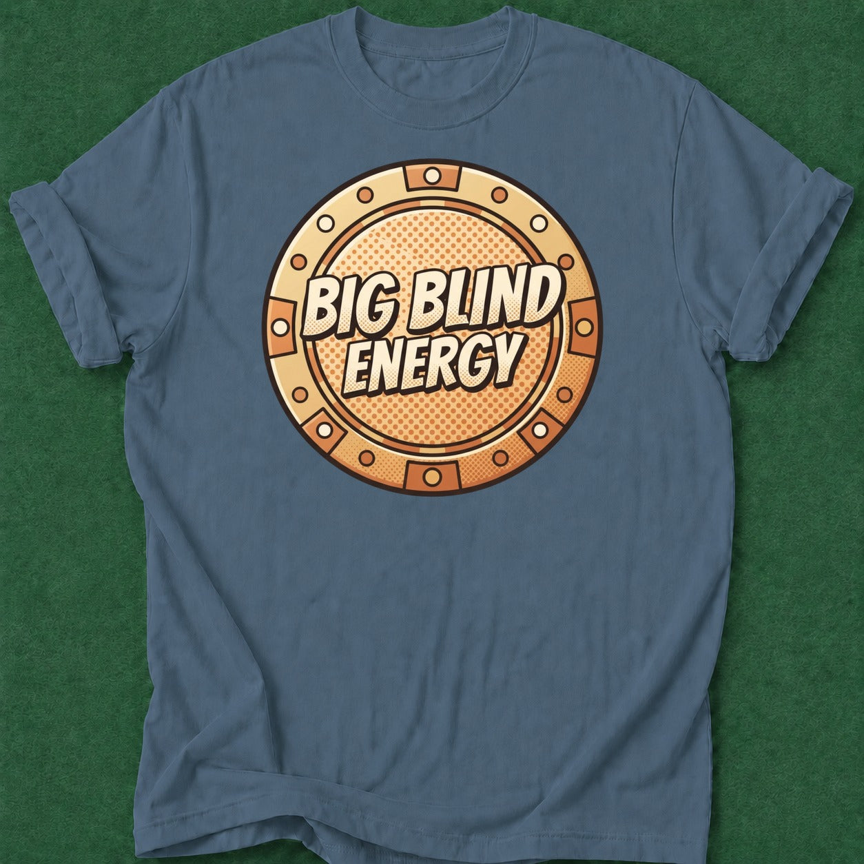 Dead Read Big Blind Energy T-Shirt poker t-shirt design, female poker player, cash game, card player gift, poker night apparel