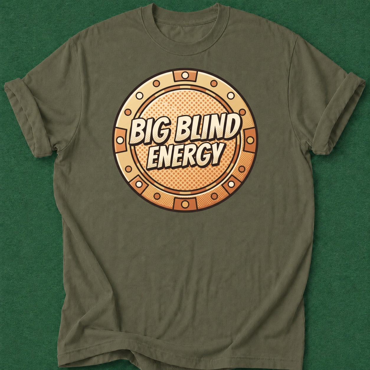 Dead Read Big Blind Energy T-Shirt poker t-shirt design, female poker player, cash game, card player gift, poker night apparel