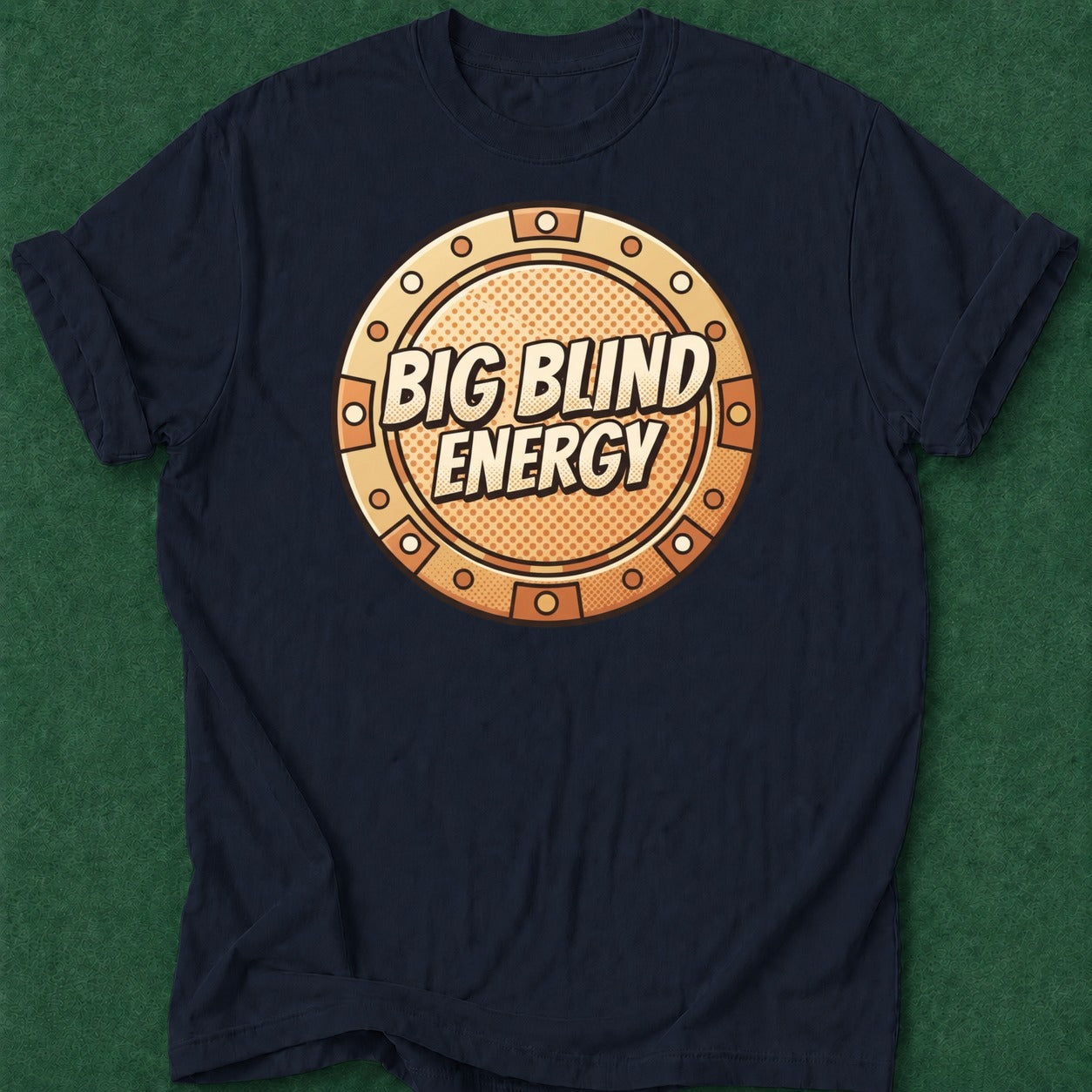 Dead Read Big Blind Energy T-Shirt poker t-shirt design, female poker player, cash game, card player gift, poker night apparel