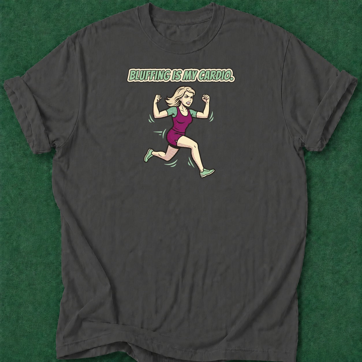 Dead Read Bluffing Sport T-Shirt poker t-shirt design, poker gift, cash game, grinder, poker humor apparel