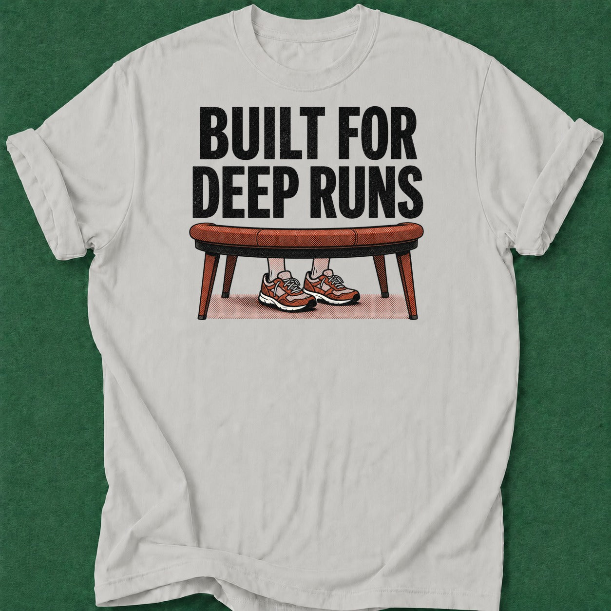 Dead Read Built for Deep Runs T-Shirt poker t-shirt design, cash game, dry humor tee, bluff read, home game apparel