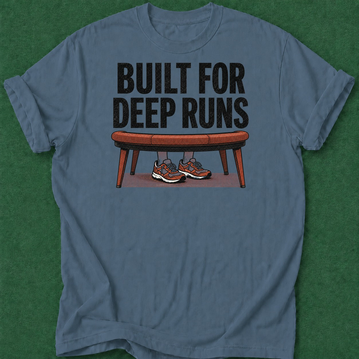 Dead Read Built for Deep Runs T-Shirt poker t-shirt design, cash game, dry humor tee, bluff read, home game apparel