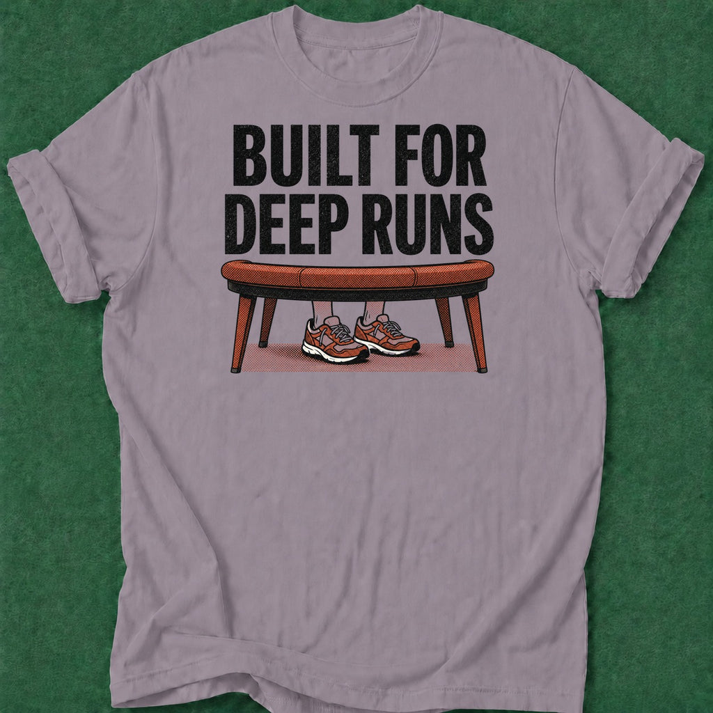 Dead Read Built for Deep Runs T-Shirt poker t-shirt design, cash game, dry humor tee, bluff read, home game apparel
