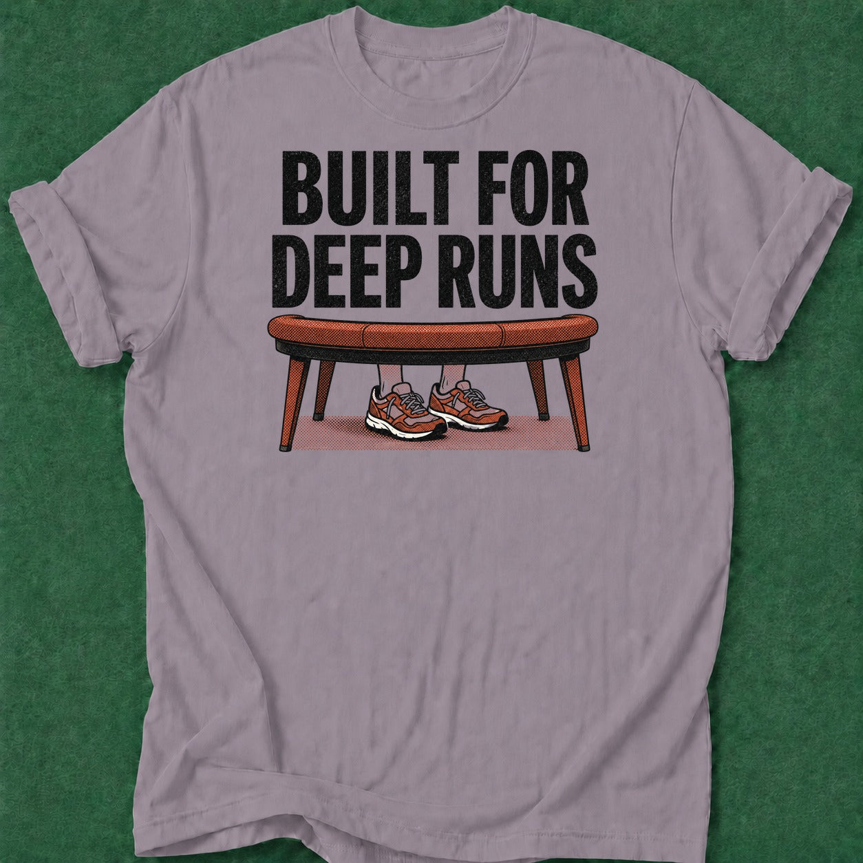 Dead Read Built for Deep Runs T-Shirt poker t-shirt design, cash game, dry humor tee, bluff read, home game apparel