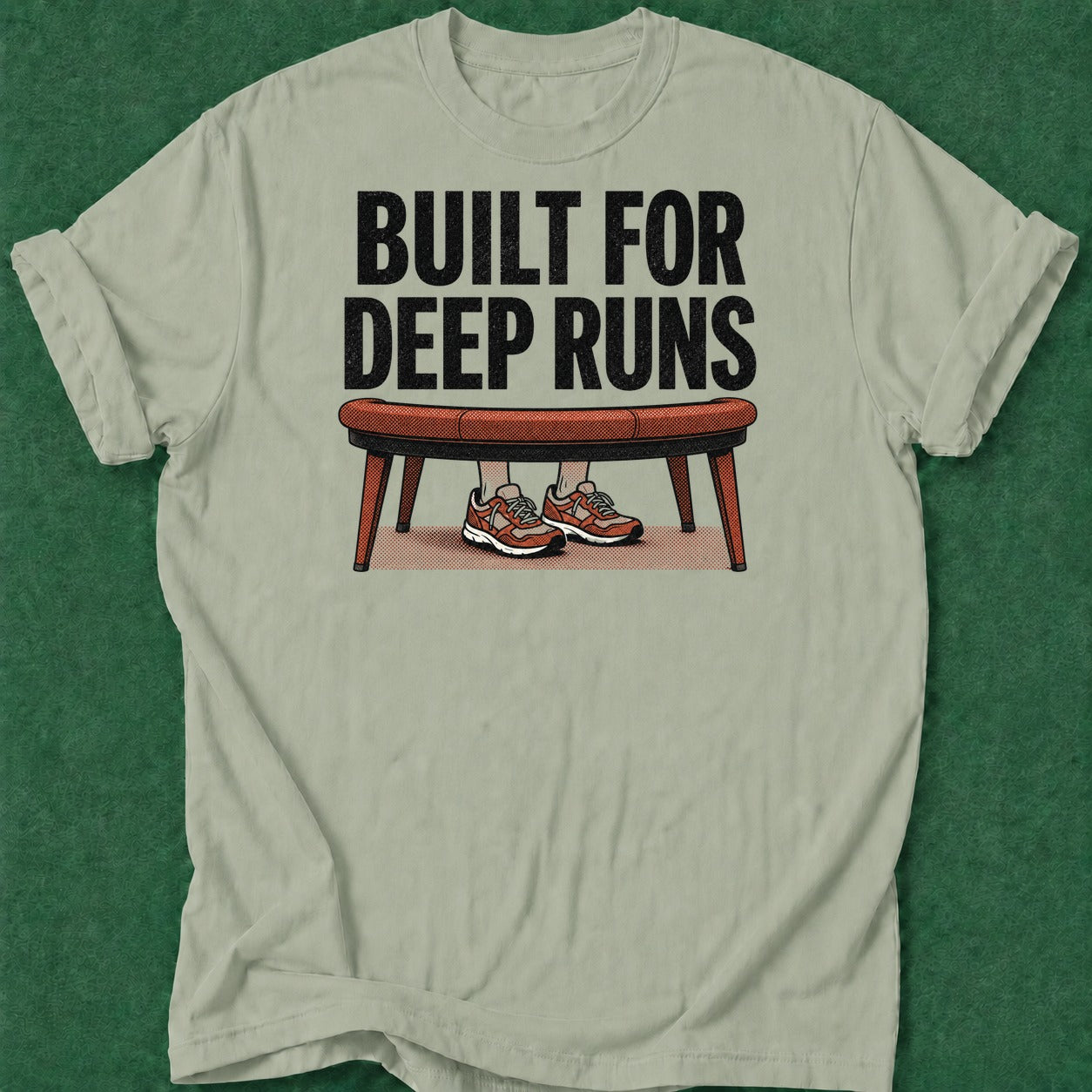 Dead Read Built for Deep Runs T-Shirt poker t-shirt design, cash game, dry humor tee, bluff read, home game apparel