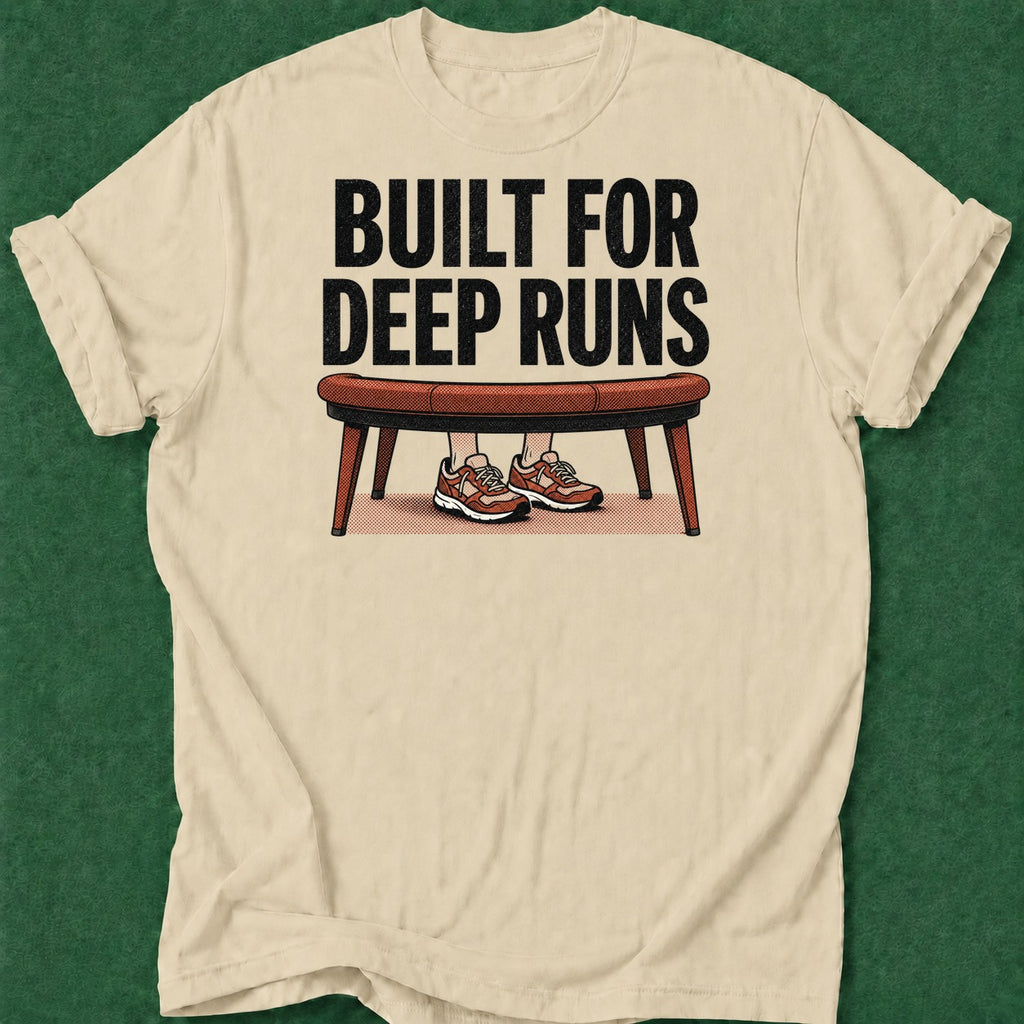Dead Read Built for Deep Runs T-Shirt poker t-shirt design, cash game, dry humor tee, bluff read, home game apparel