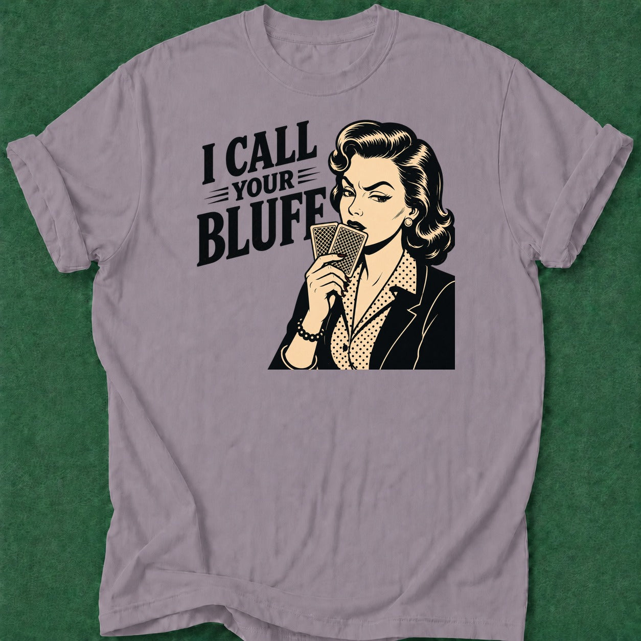 Dead Read Call Your Bluff T-Shirt poker t-shirt design, card shark, poker intuition, home game, fortune apparel