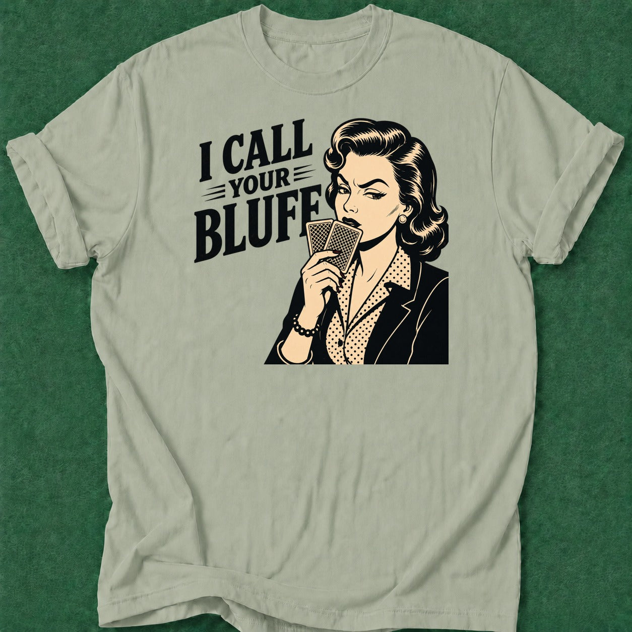 Dead Read Call Your Bluff T-Shirt poker t-shirt design, card shark, poker intuition, home game, fortune apparel