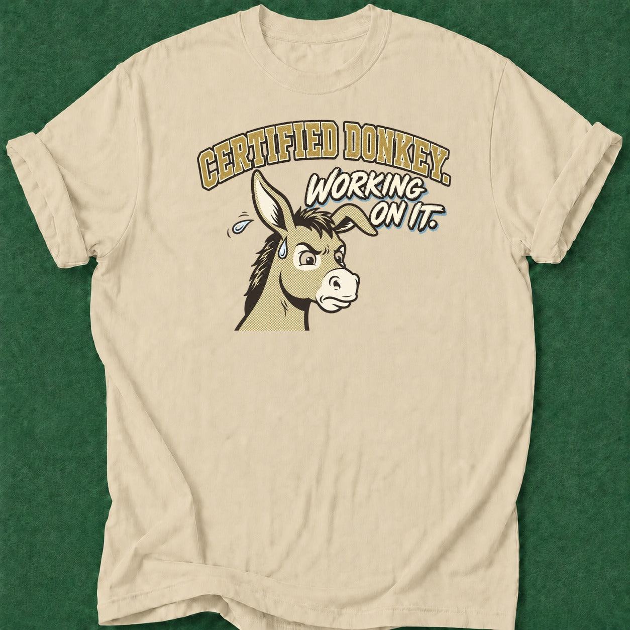 Dead Read Certified Donkey T-Shirt poker t-shirt design, poker night, grinder, GTO, female poker player apparel