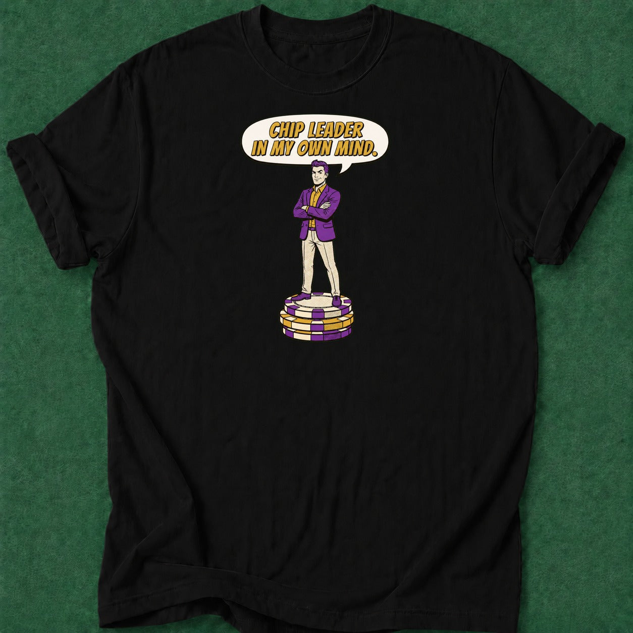 Dead Read Chip Leader T-Shirt poker t-shirt design, gambling gift, card shark, poker night, tournament poker apparel