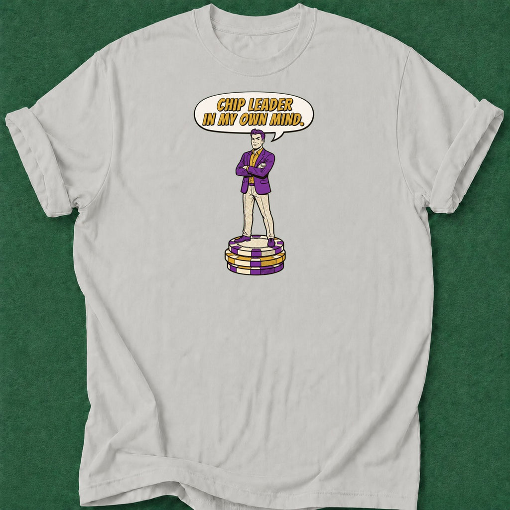 Dead Read Chip Leader T-Shirt poker t-shirt design, gambling gift, card shark, poker night, tournament poker apparel
