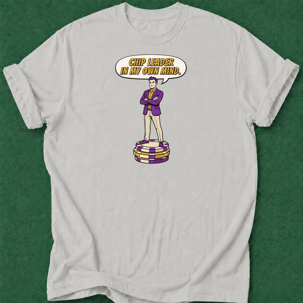 Dead Read Chip Leader T-Shirt poker t-shirt design, gambling gift, card shark, poker night, tournament poker apparel