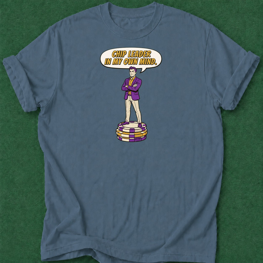Dead Read Chip Leader T-Shirt poker t-shirt design, gambling gift, card shark, poker night, tournament poker apparel