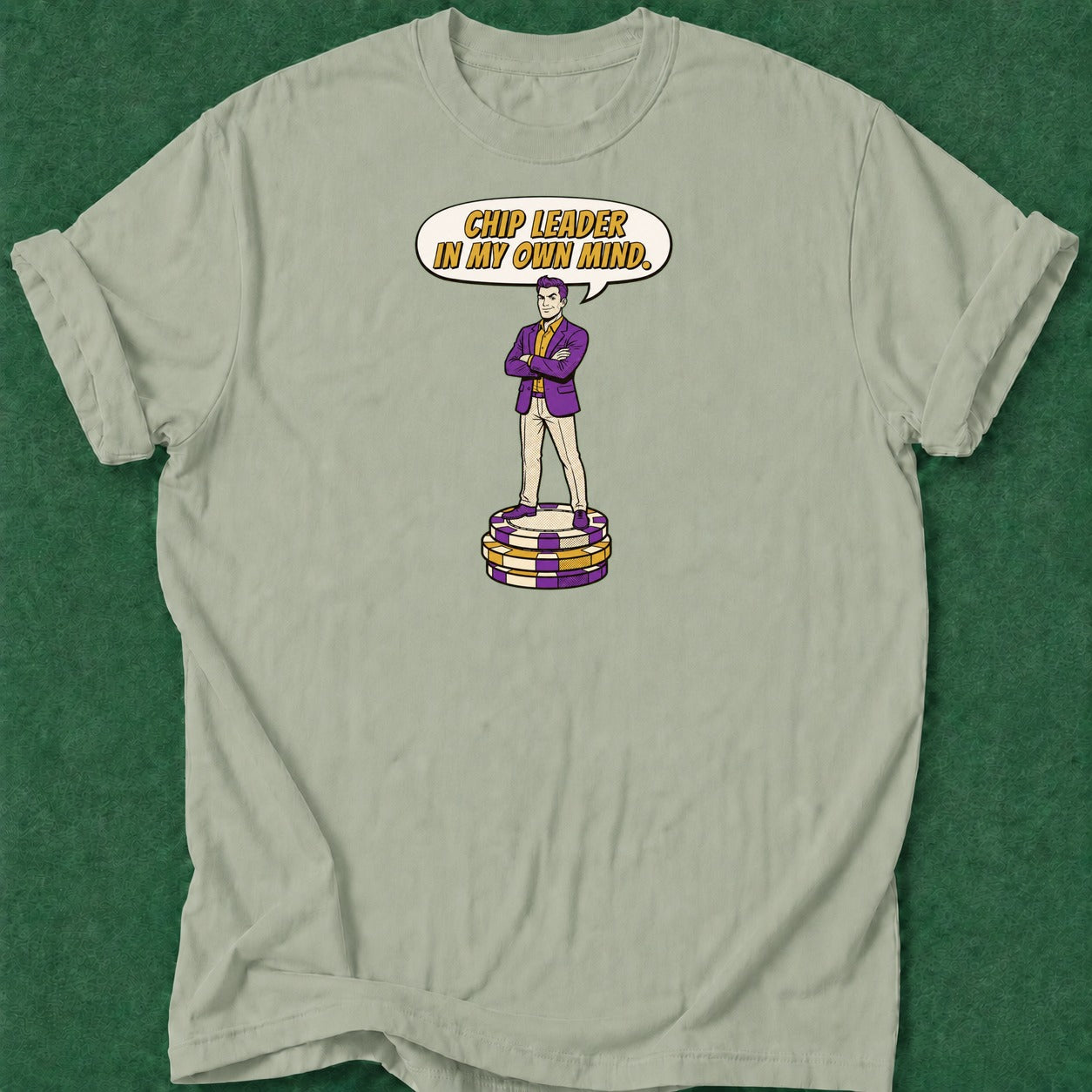 Dead Read Chip Leader T-Shirt poker t-shirt design, gambling gift, card shark, poker night, tournament poker apparel