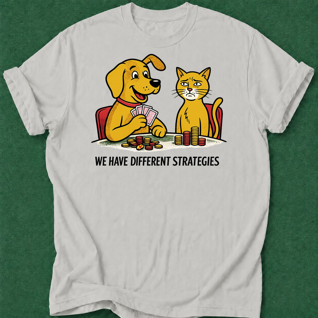 Dead Read Different Strategies T-Shirt poker t-shirt design, poker night, card shark, woman poker, gambling gift apparel