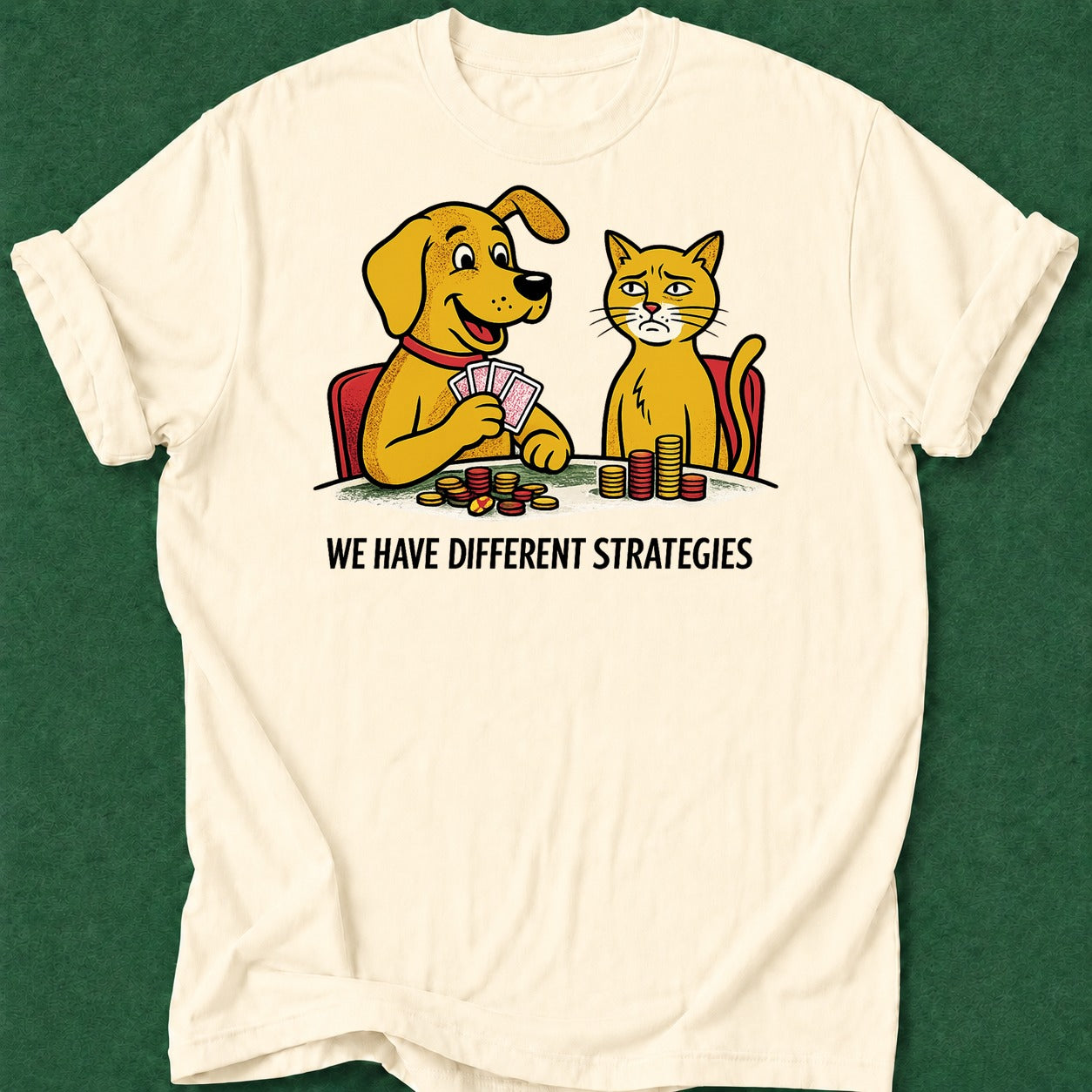 Dead Read Different Strategies T-Shirt poker t-shirt design, poker night, card shark, woman poker, gambling gift apparel