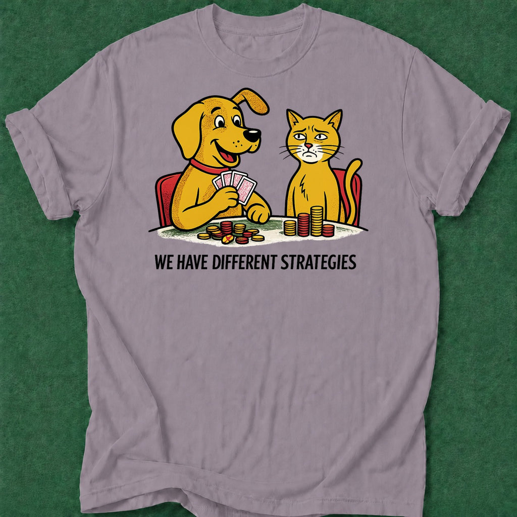 Dead Read Different Strategies T-Shirt poker t-shirt design, poker night, card shark, woman poker, gambling gift apparel