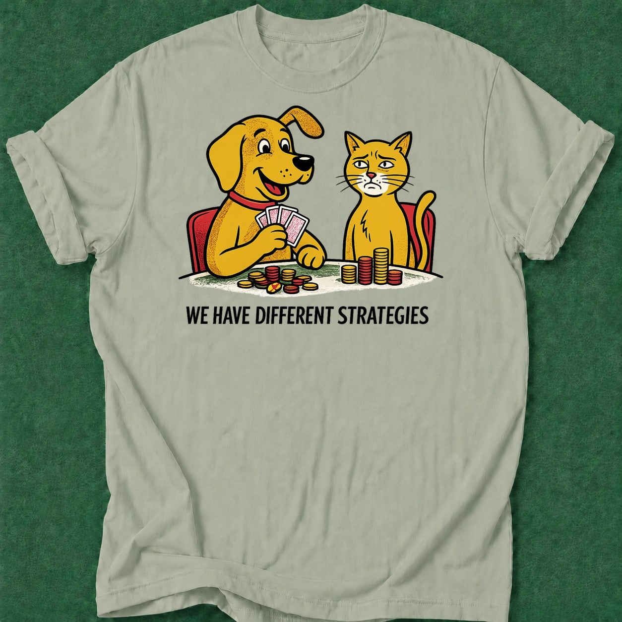 Dead Read Different Strategies T-Shirt poker t-shirt design, poker night, card shark, woman poker, gambling gift apparel