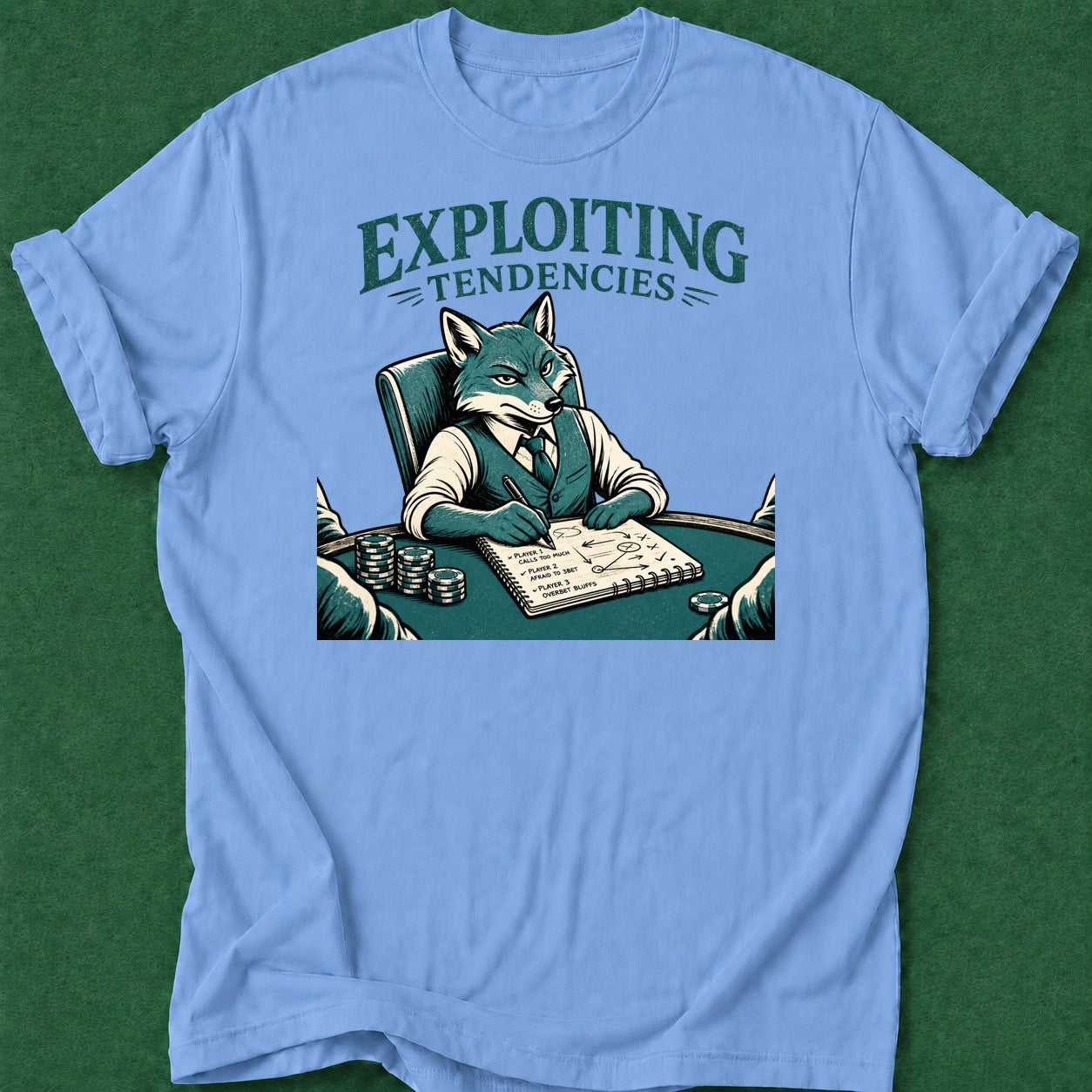 Dead Read Exploiting Tendencies T-Shirt poker t-shirt design, cash game, fortune, card shark, poker apparel apparel