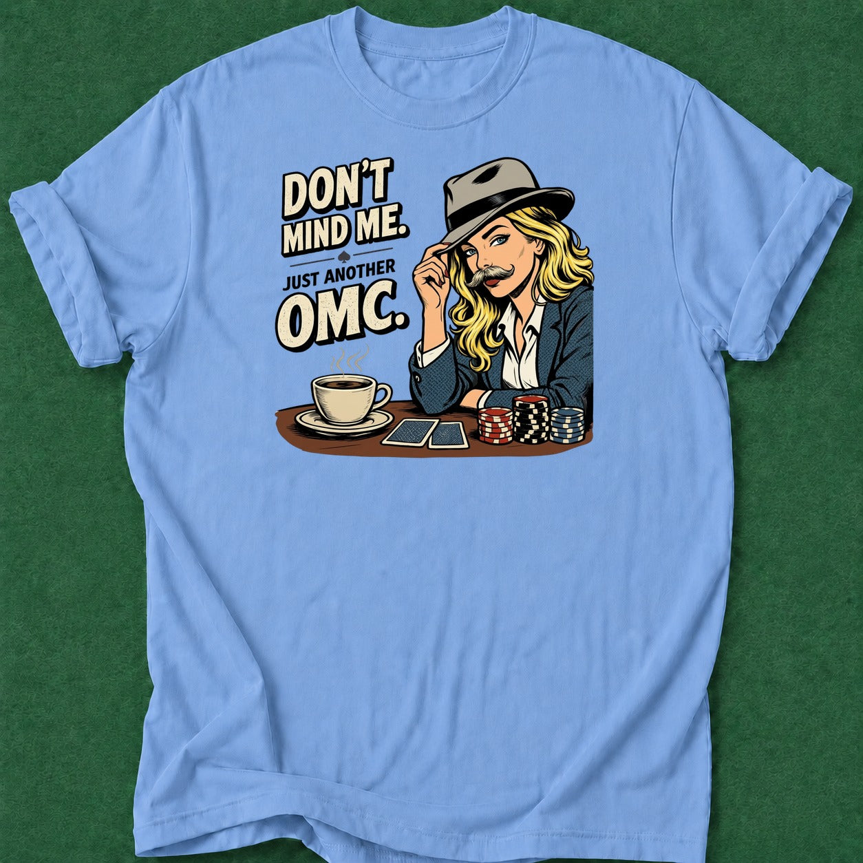 Dead Read Female OMC T-Shirt poker t-shirt design, poker humor, home game, bluff read, river card apparel