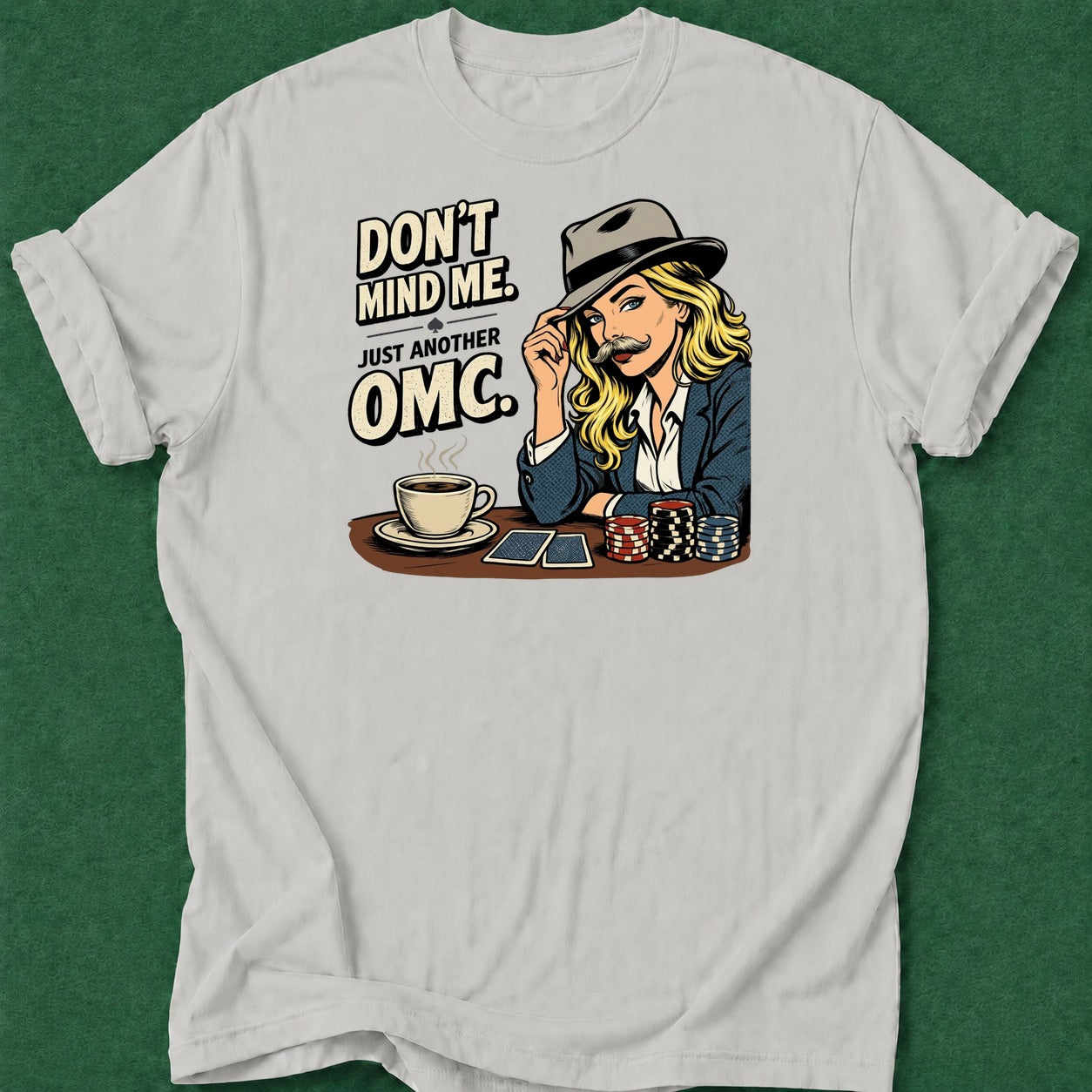 Dead Read Female OMC T-Shirt poker t-shirt design, poker humor, home game, bluff read, river card apparel