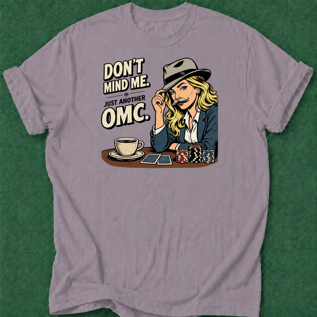 Dead Read Female OMC T-Shirt poker t-shirt design, poker humor, home game, bluff read, river card apparel