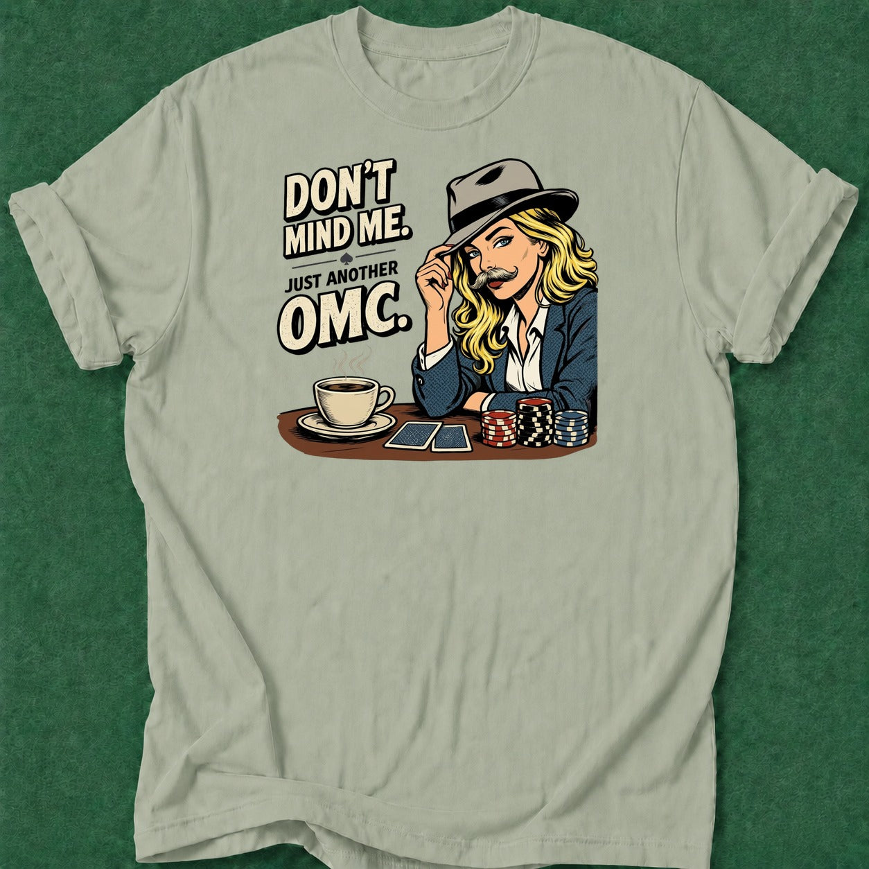 Dead Read Female OMC T-Shirt poker t-shirt design, poker humor, home game, bluff read, river card apparel
