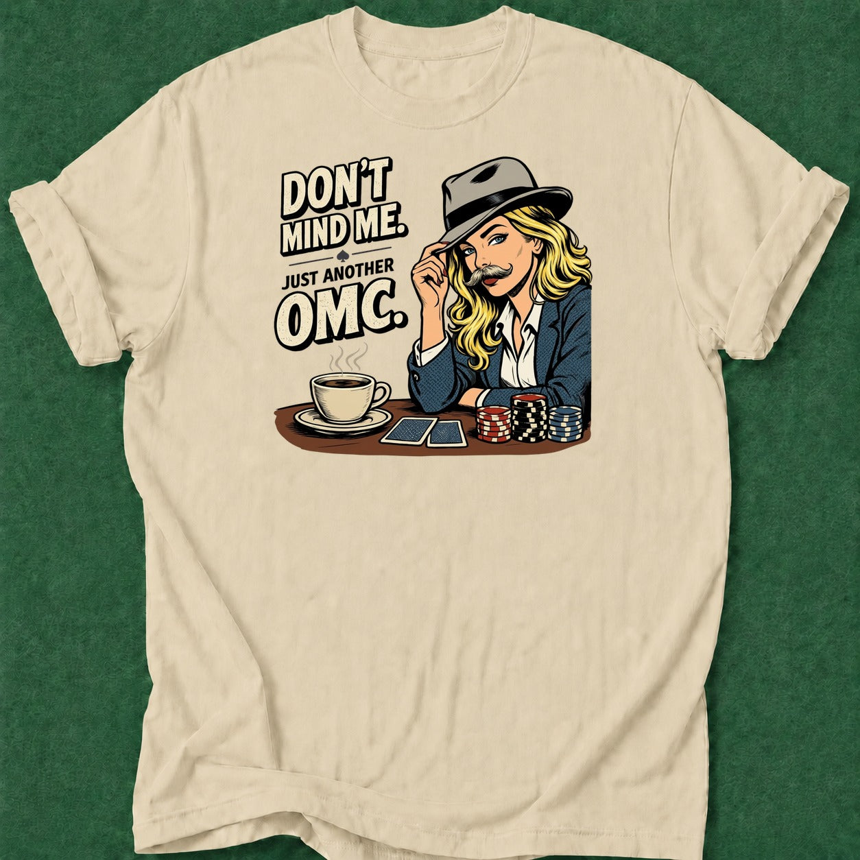 Dead Read Female OMC T-Shirt poker t-shirt design, poker humor, home game, bluff read, river card apparel