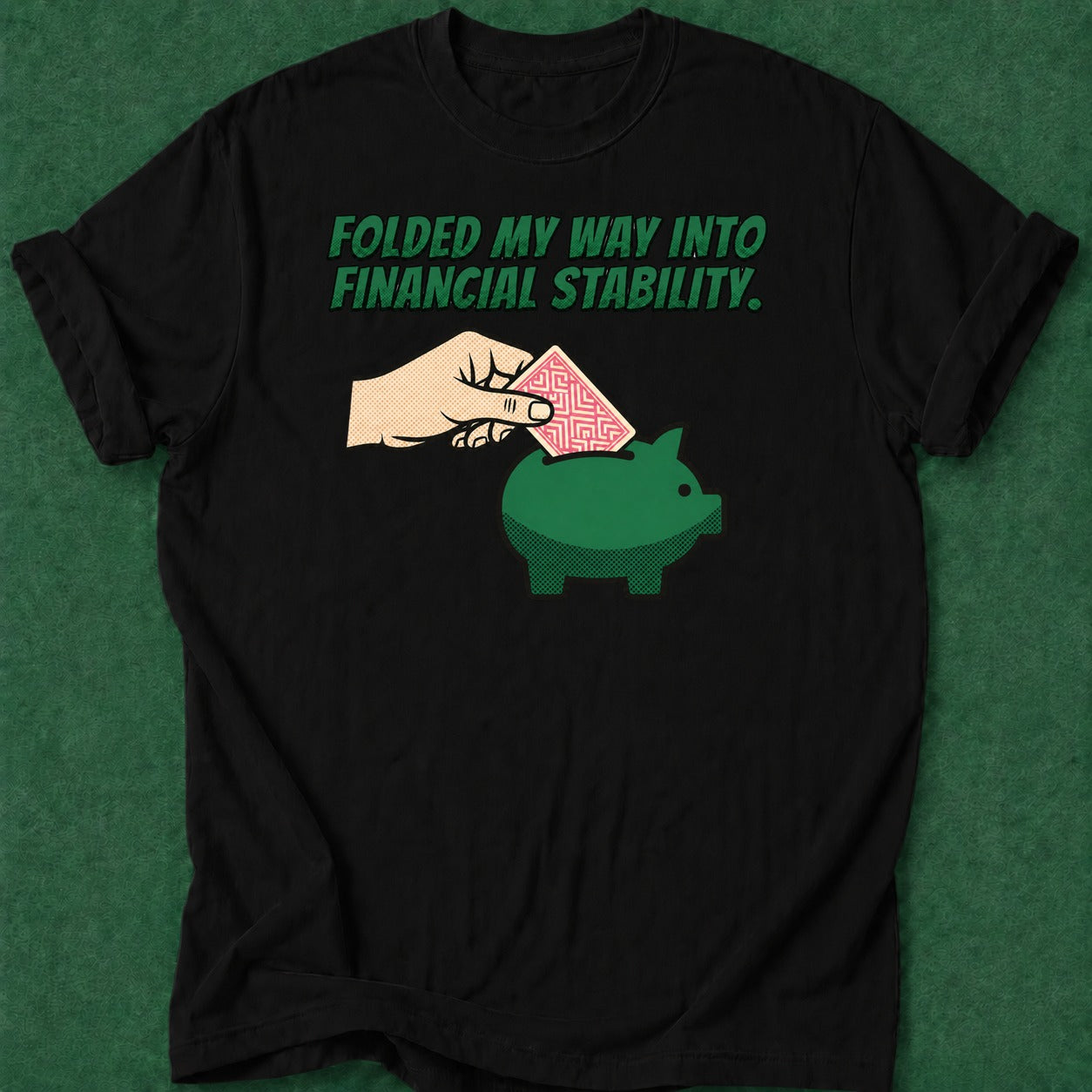 Dead Read Financial Stability T-Shirt poker t-shirt design, poker night, poker humor, gift for gambler, card player gift apparel