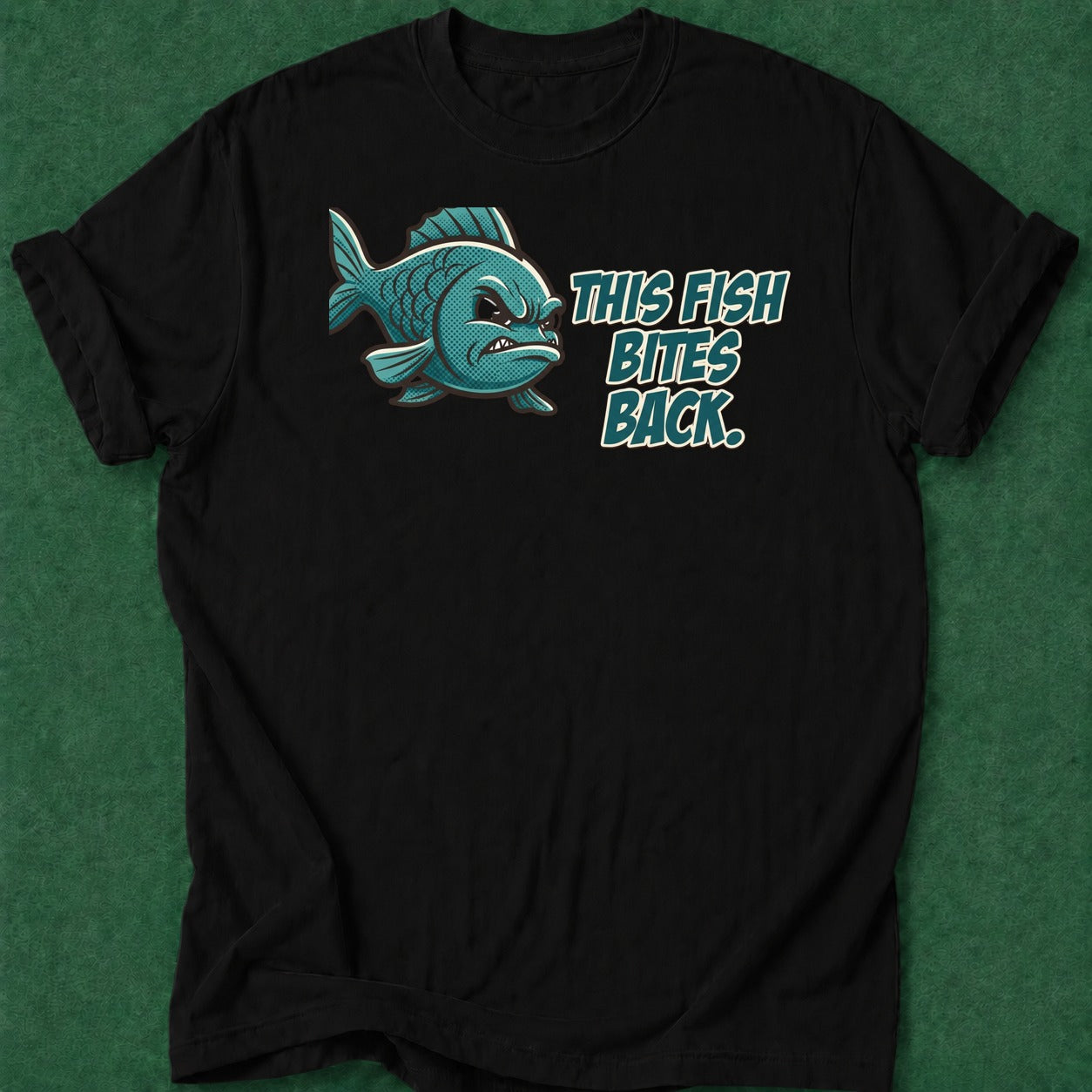 Dead Read Fish Bites Back T-Shirt poker t-shirt design, poker humor, dry humor tee, poker intuition, high stakes apparel