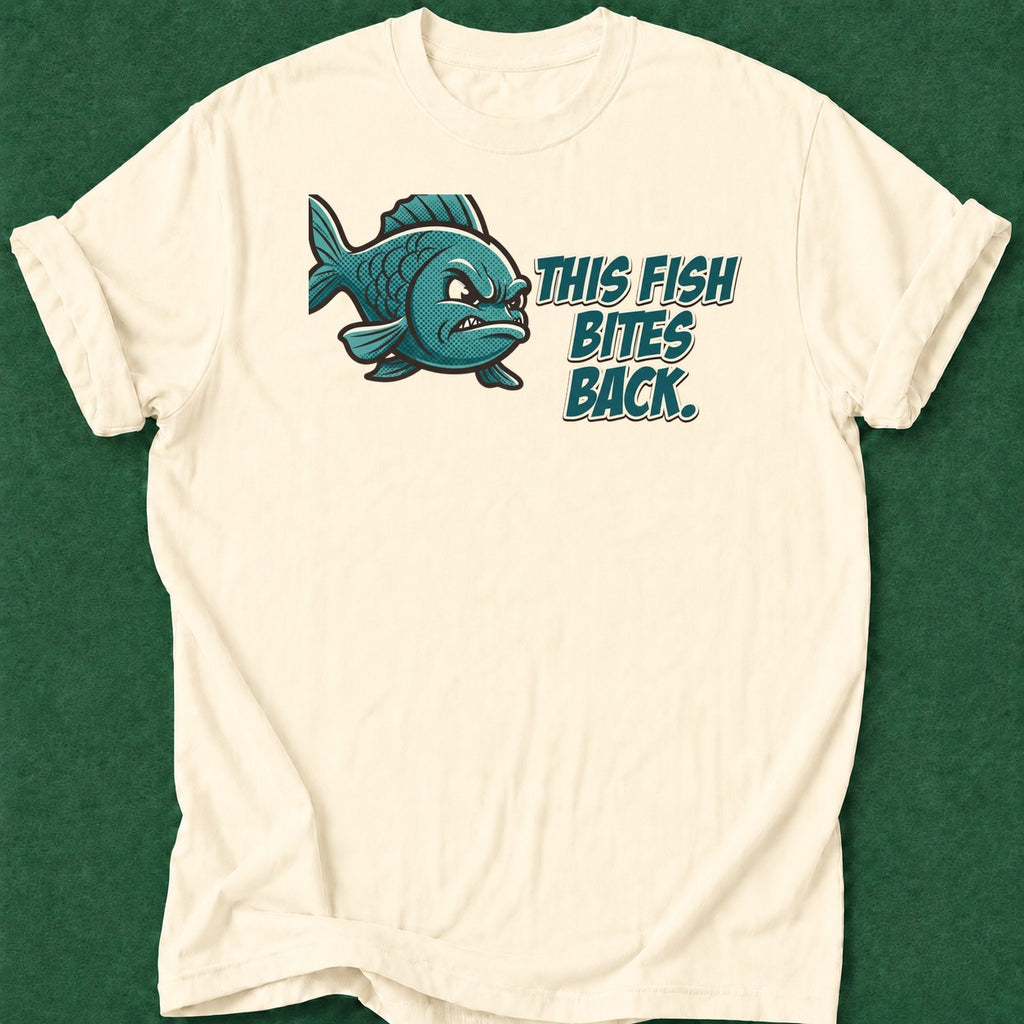 Dead Read Fish Bites Back T-Shirt poker t-shirt design, poker humor, dry humor tee, poker intuition, high stakes apparel