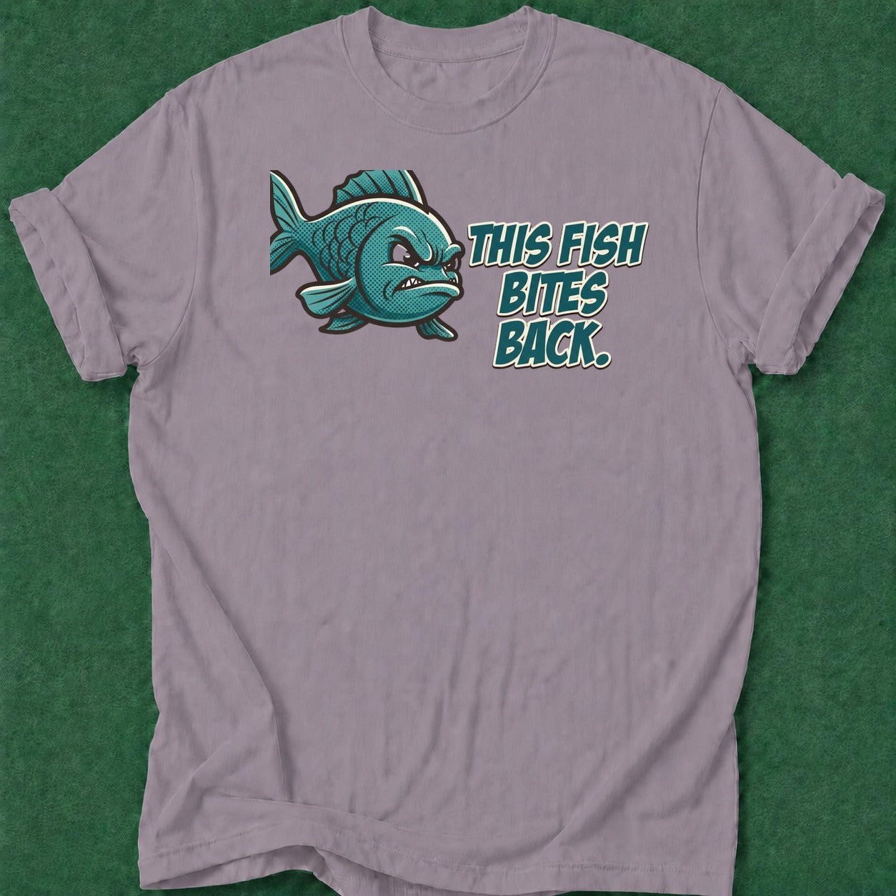 Dead Read Fish Bites Back T-Shirt poker t-shirt design, poker humor, dry humor tee, poker intuition, high stakes apparel