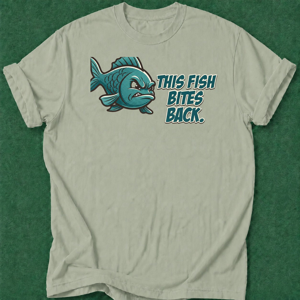 Dead Read Fish Bites Back T-Shirt poker t-shirt design, poker humor, dry humor tee, poker intuition, high stakes apparel