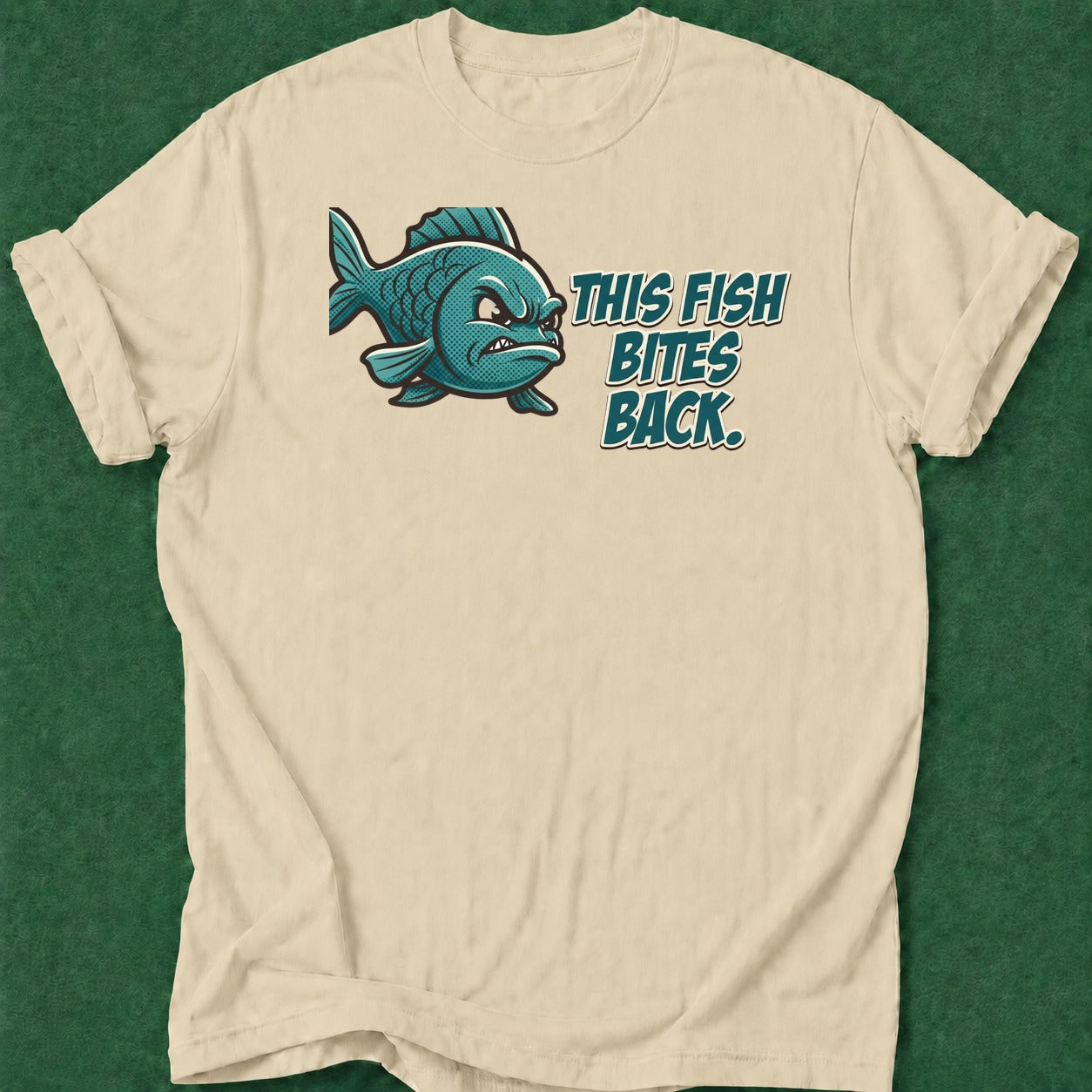 Dead Read Fish Bites Back T-Shirt poker t-shirt design, poker humor, dry humor tee, poker intuition, high stakes apparel