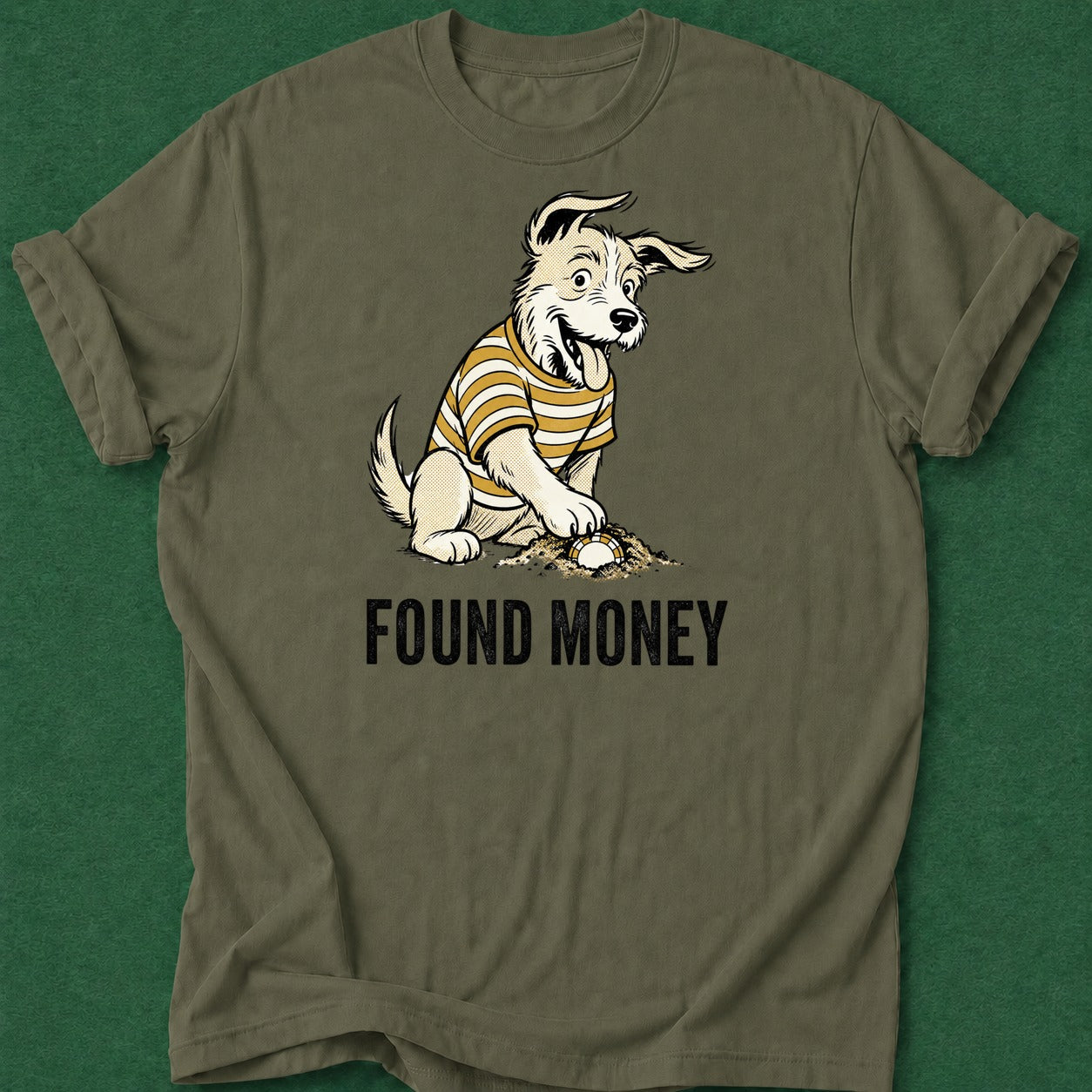 Dead Read Found Money T-Shirt poker t-shirt design, grinder, poker gift, fortune, poker intuition apparel
