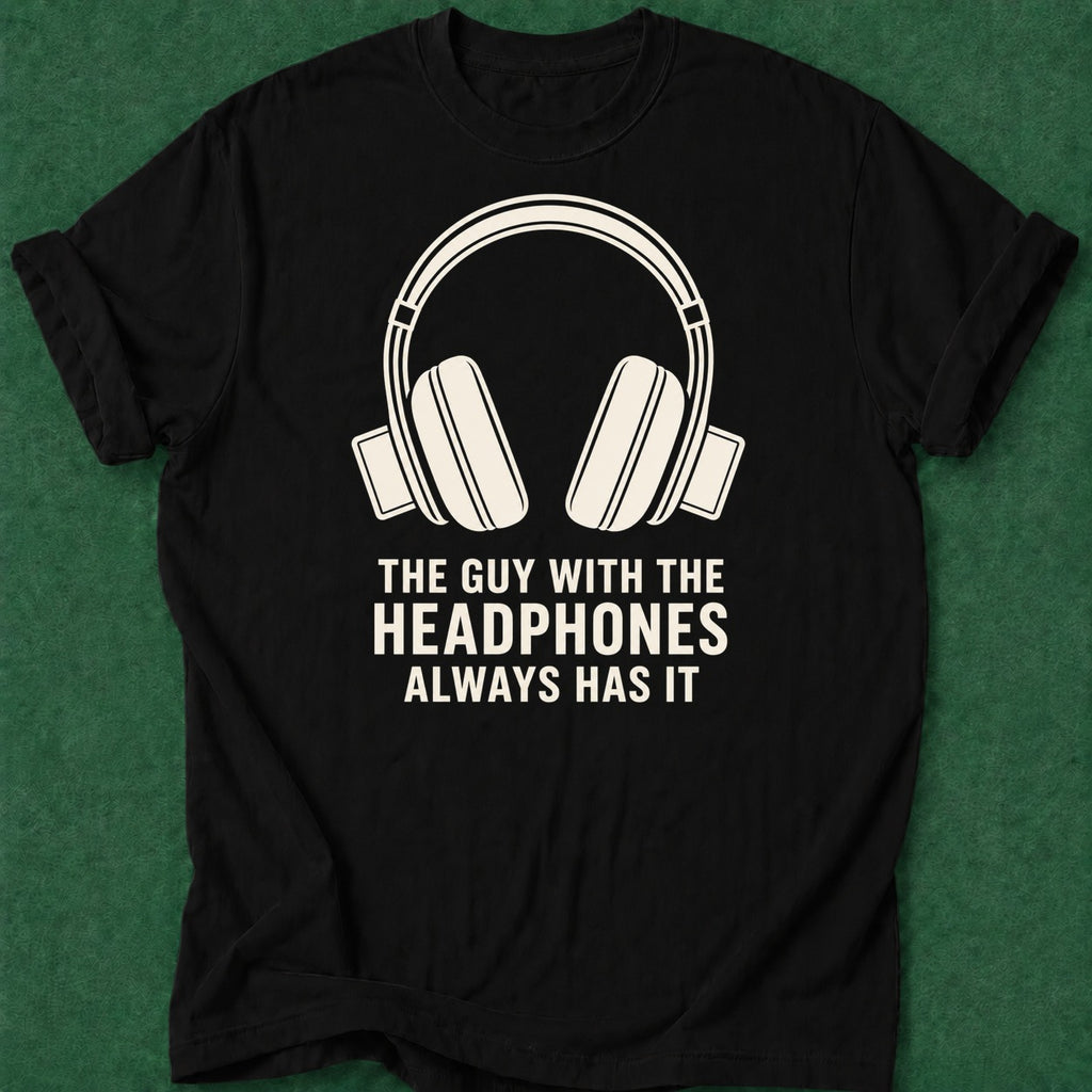 Dead Read Guy with Headphones T-Shirt poker t-shirt design, poker humor, home game, cash game, poker gift apparel