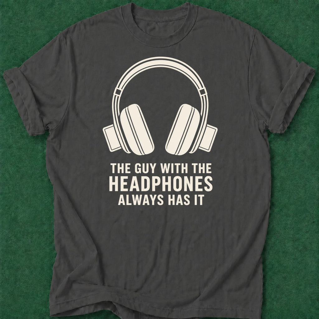 Dead Read Guy with Headphones T-Shirt poker t-shirt design, poker humor, home game, cash game, poker gift apparel