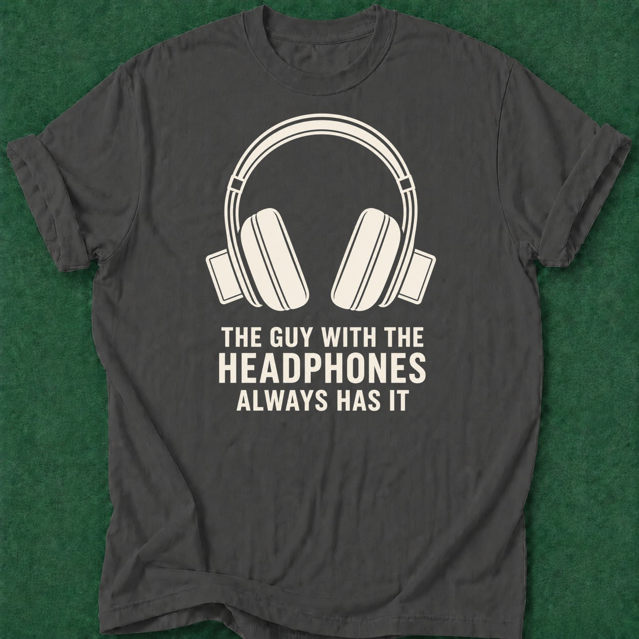 Dead Read Guy with Headphones T-Shirt poker t-shirt design, poker humor, home game, cash game, poker gift apparel