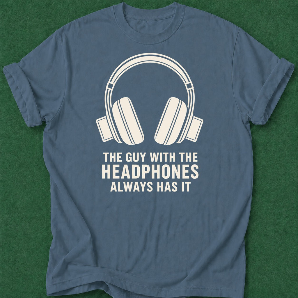 Dead Read Guy with Headphones T-Shirt poker t-shirt design, poker humor, home game, cash game, poker gift apparel